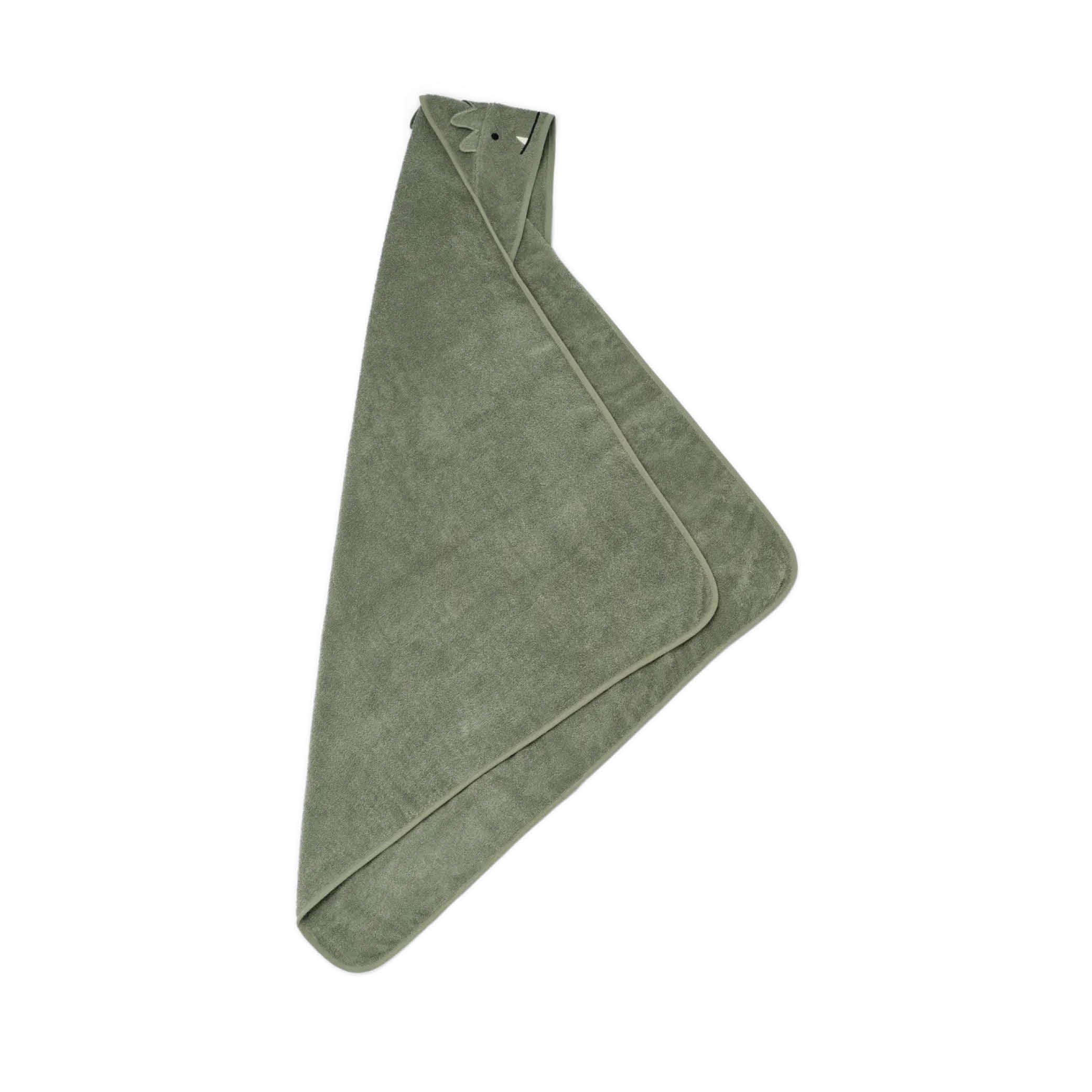 Kapuzenhandtuch Augusta in faune green