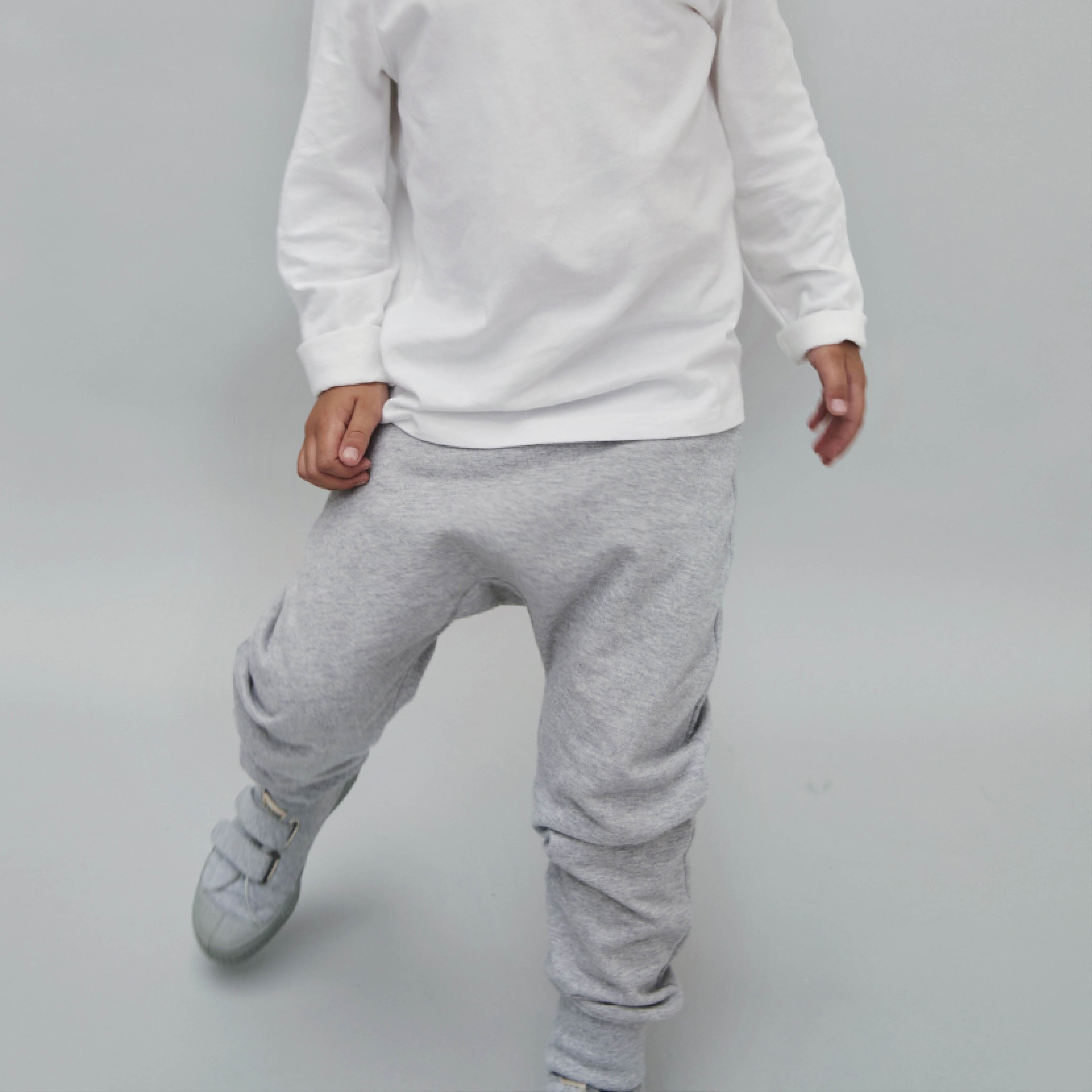 Sweathose in grey melange