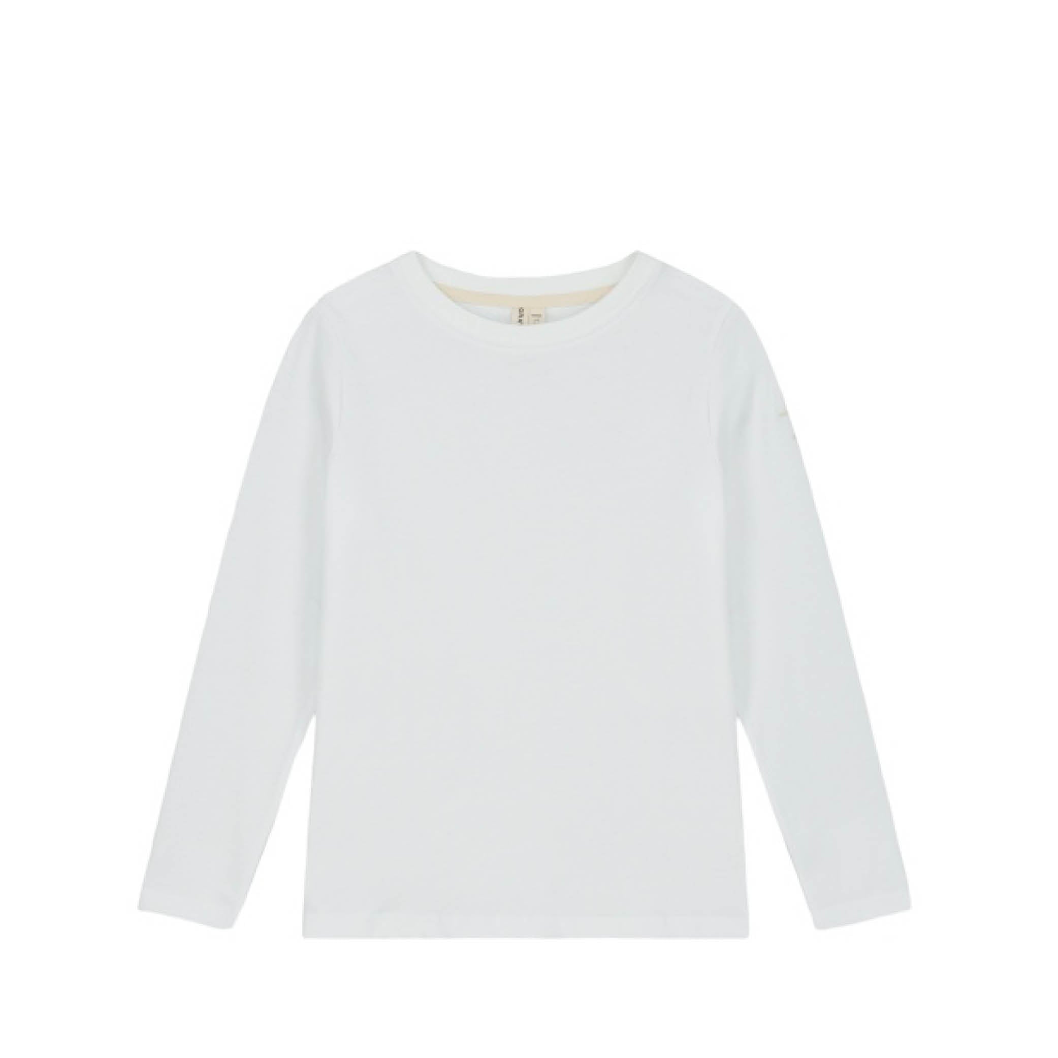 Langärmliges T-Shirt in white