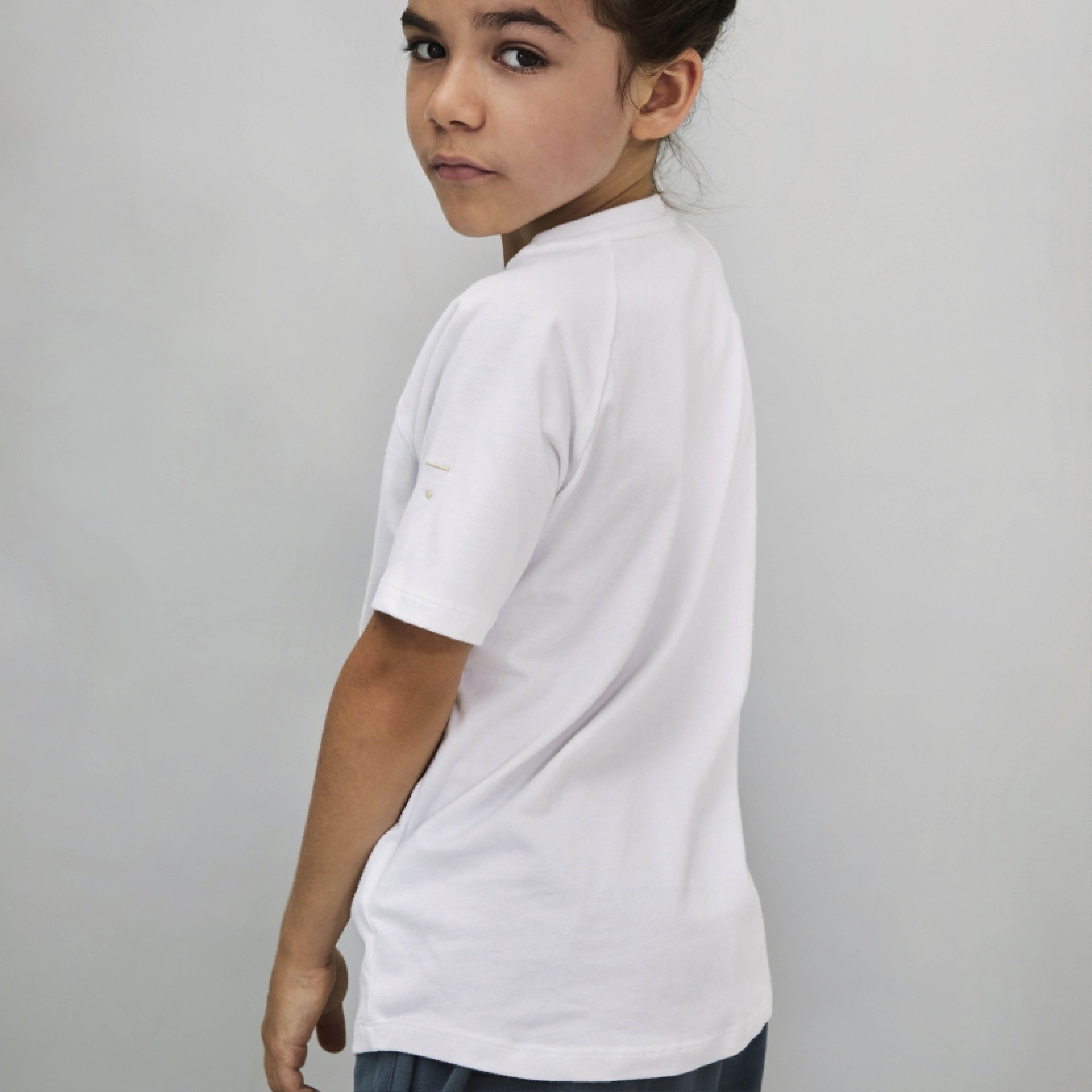 Kurzärmliges T-Shirt in white