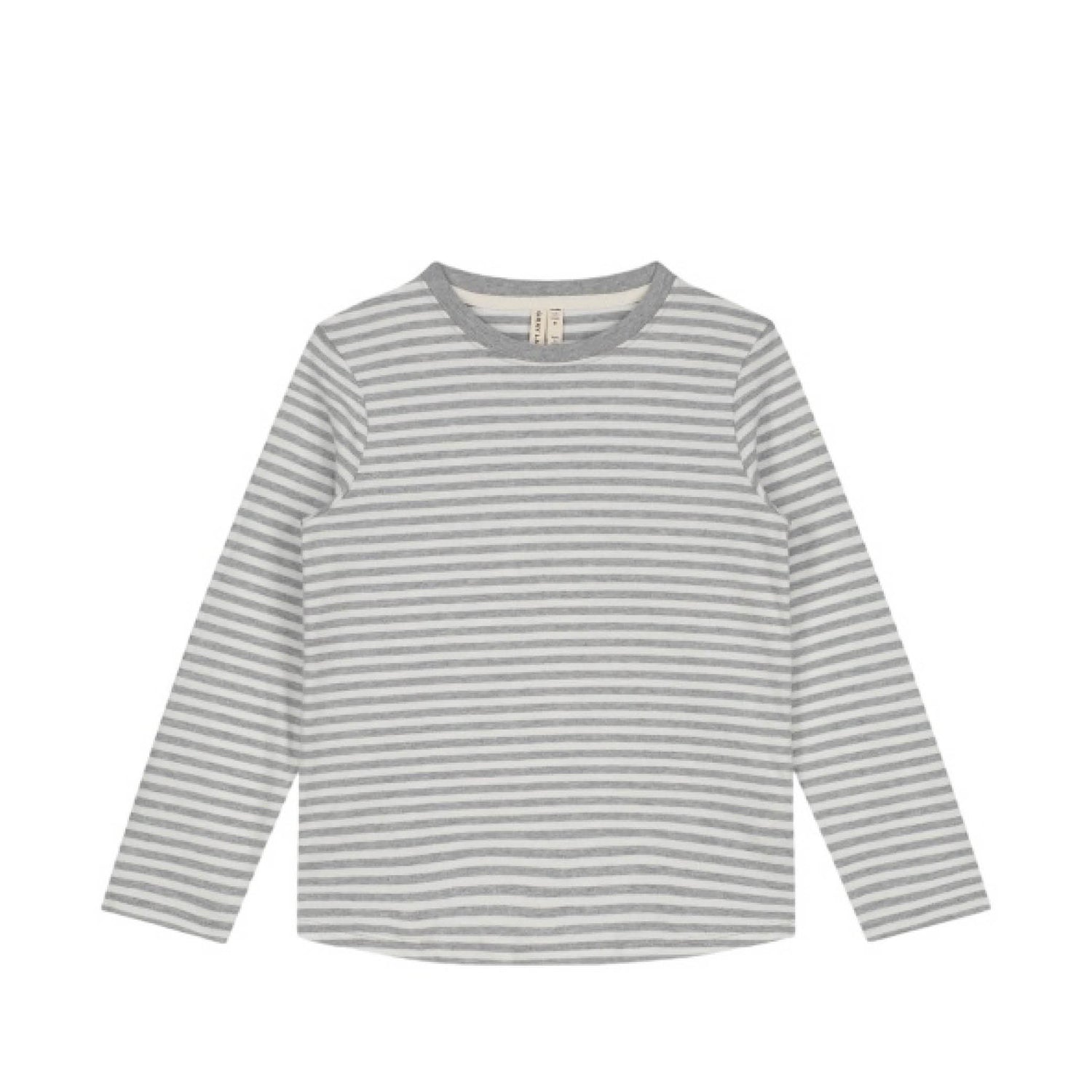 Langärmliges T-Shirt in grey melange/off-white
