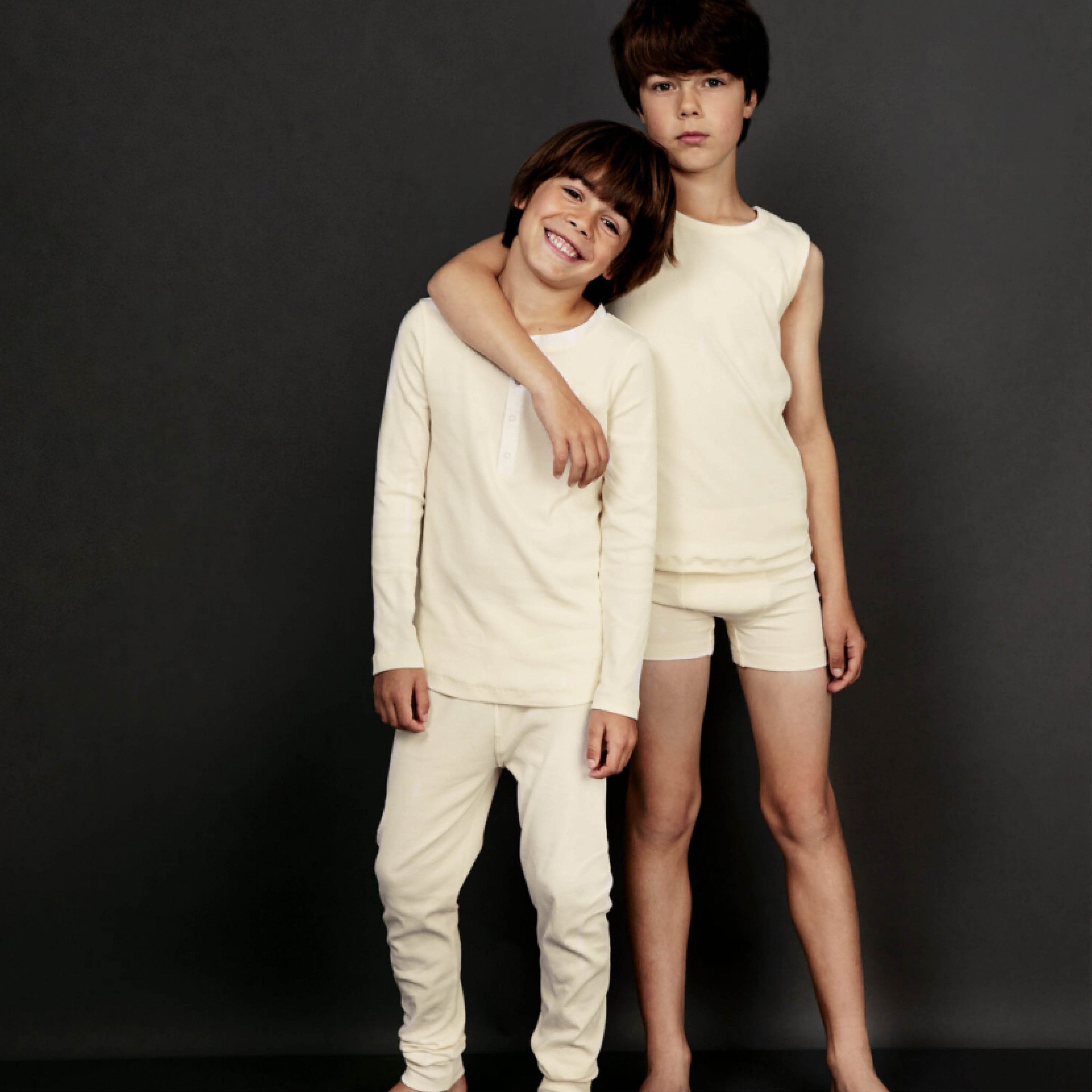 Langärmliges T-Shirt in cream