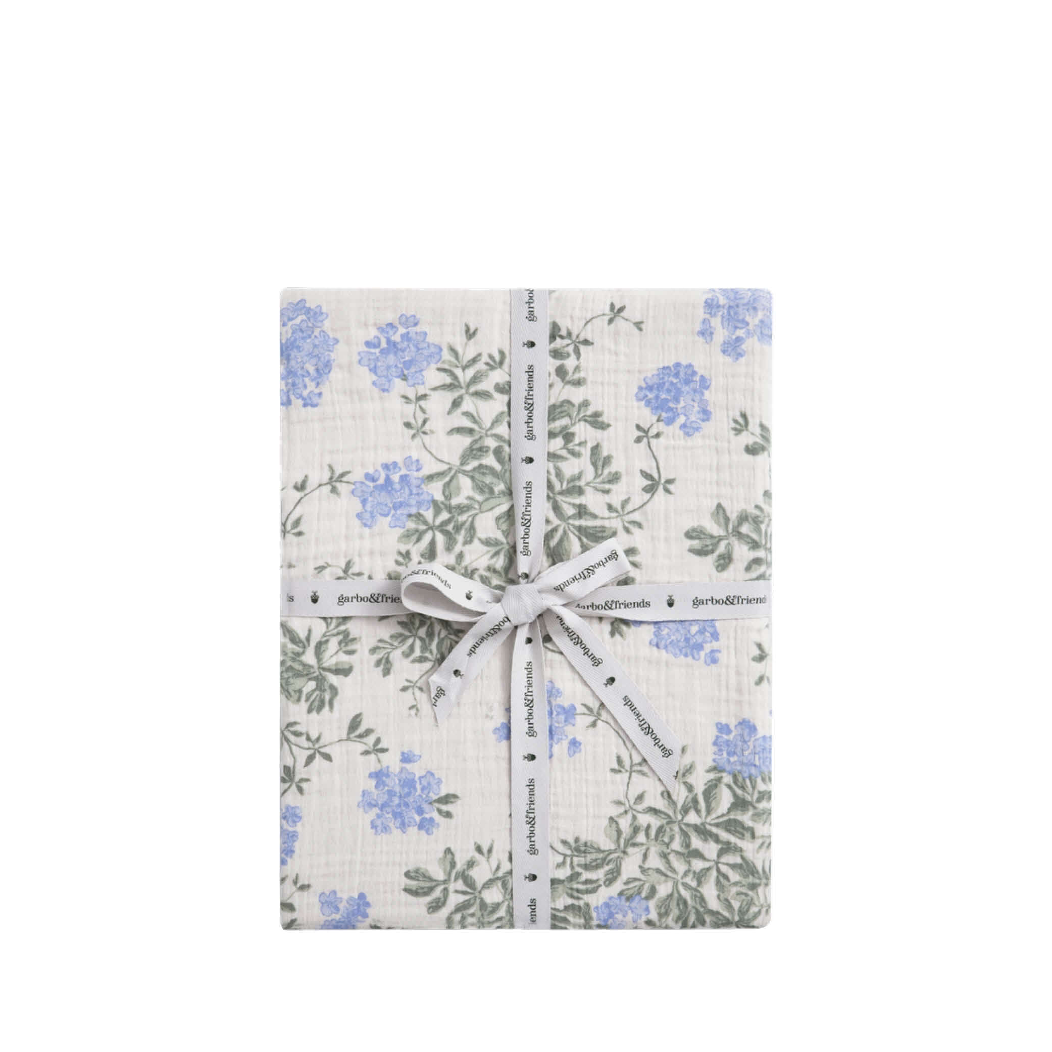 Musselin Spannbettlaken in plumbago