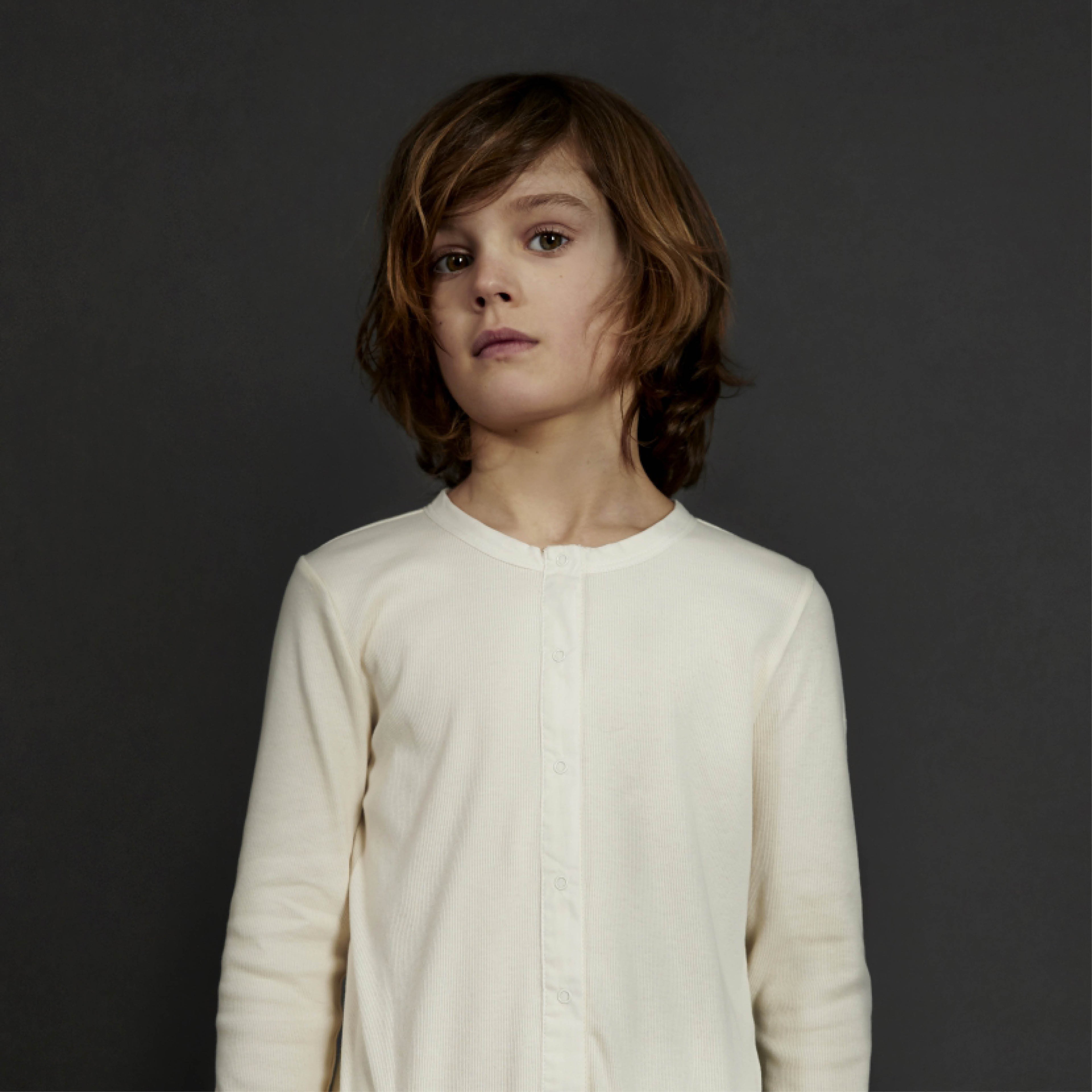 Schlaf-Onesie in cream
