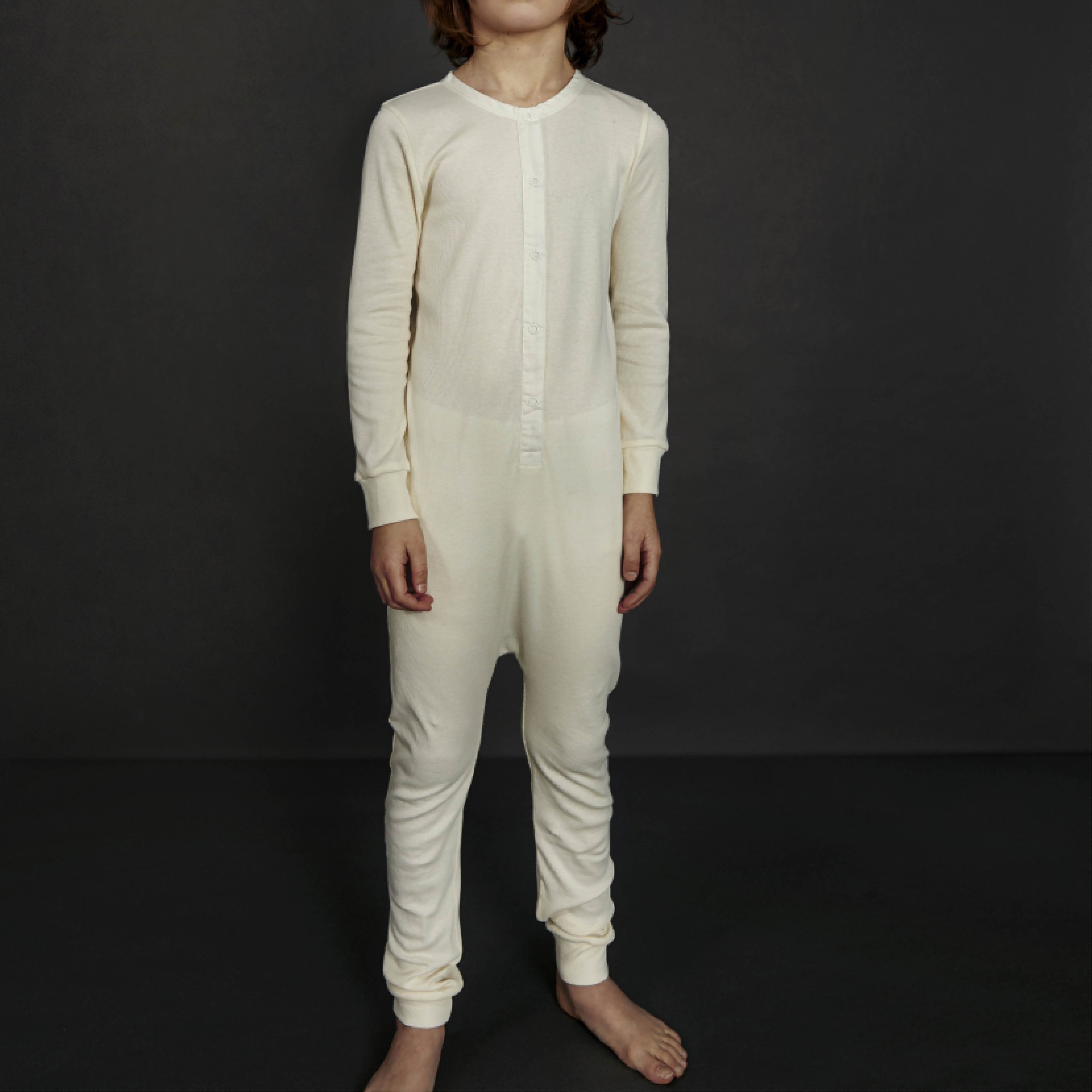 Schlaf-Onesie in cream