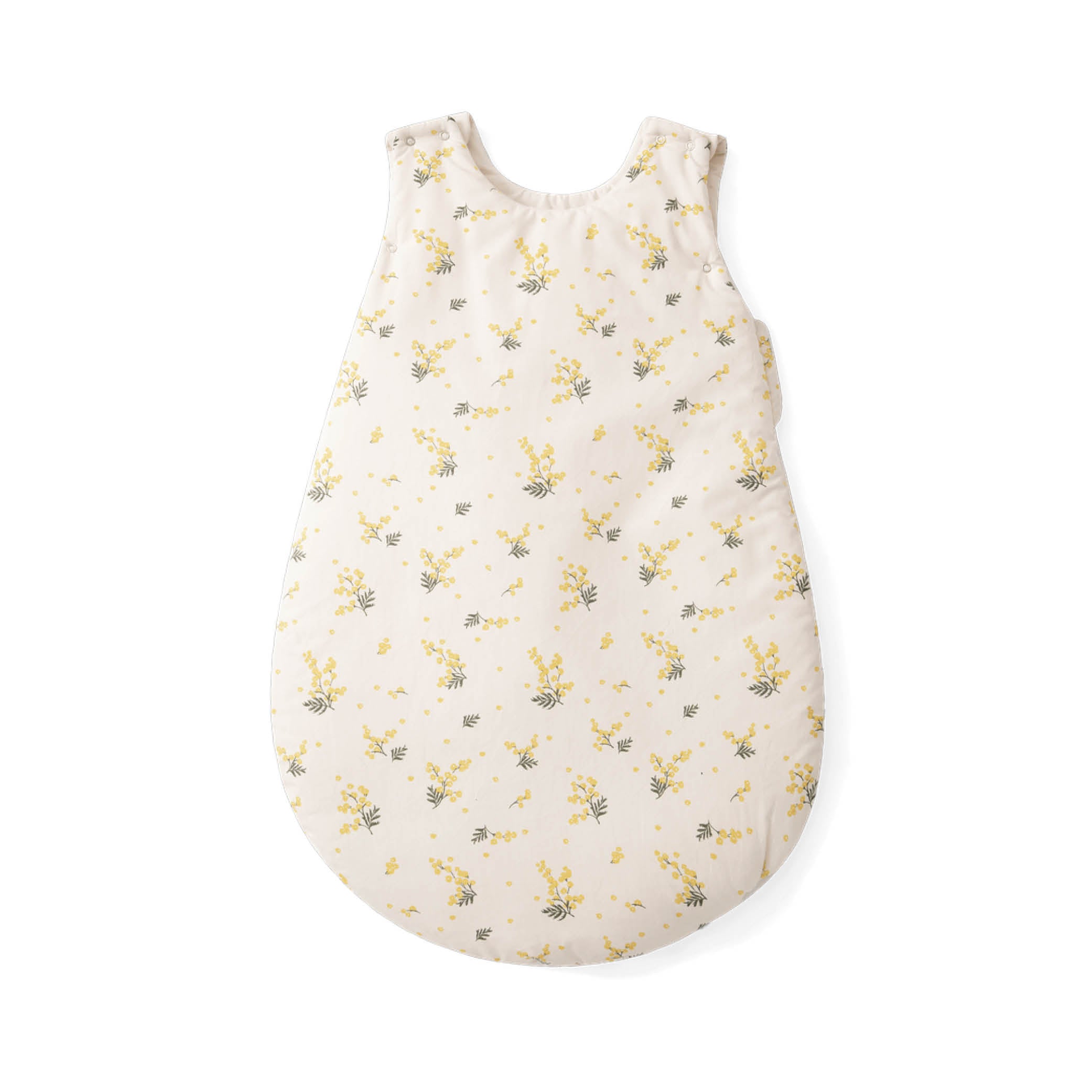 Baby und neugeborenen Schlafsack bis 9 Monate in mimosa von Garbo & Friends aus weicher und qualitativ hochwertigen Bio Perkal Baumwolle bei kinder & konsorten in Düsseldorf