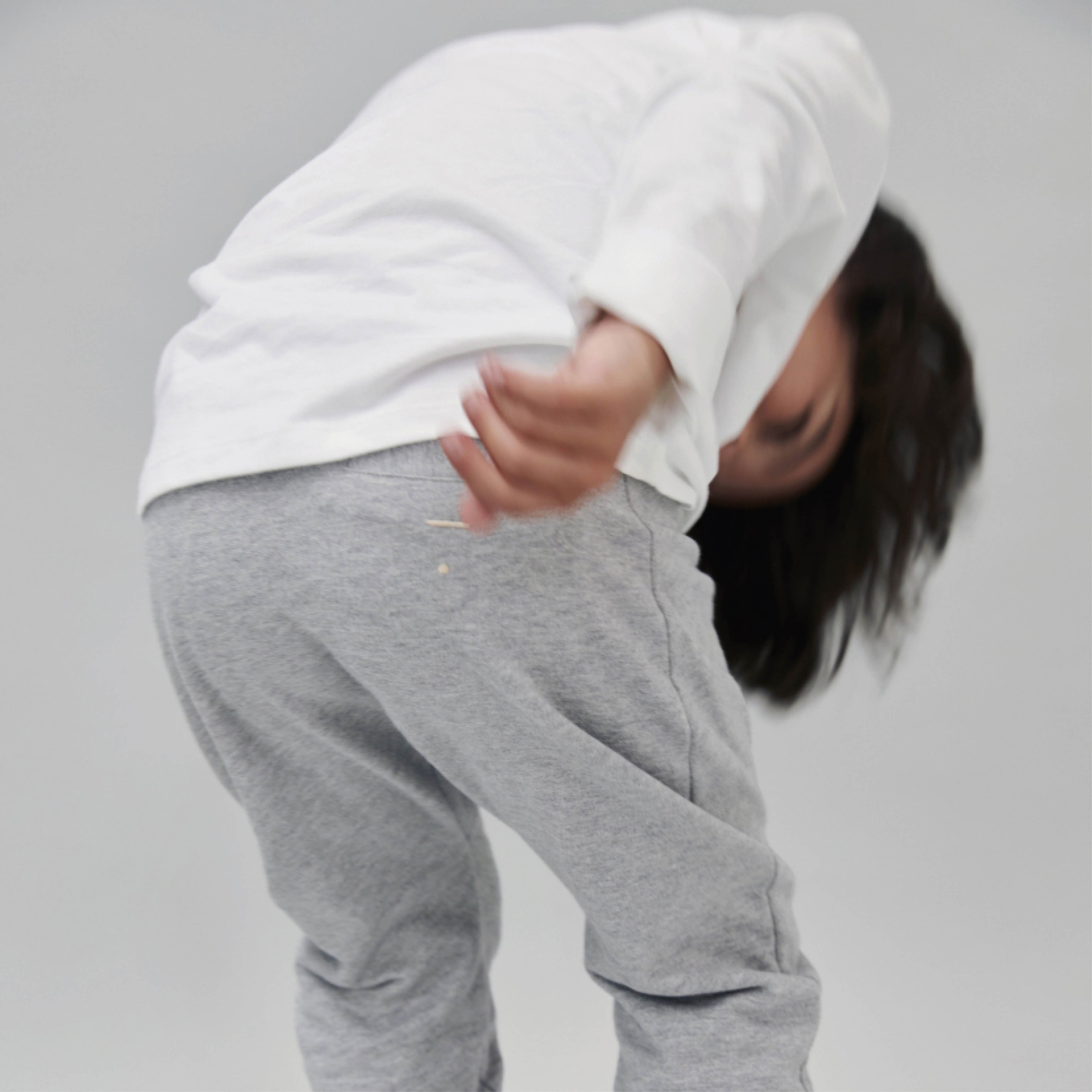 Sweathose in grey melange