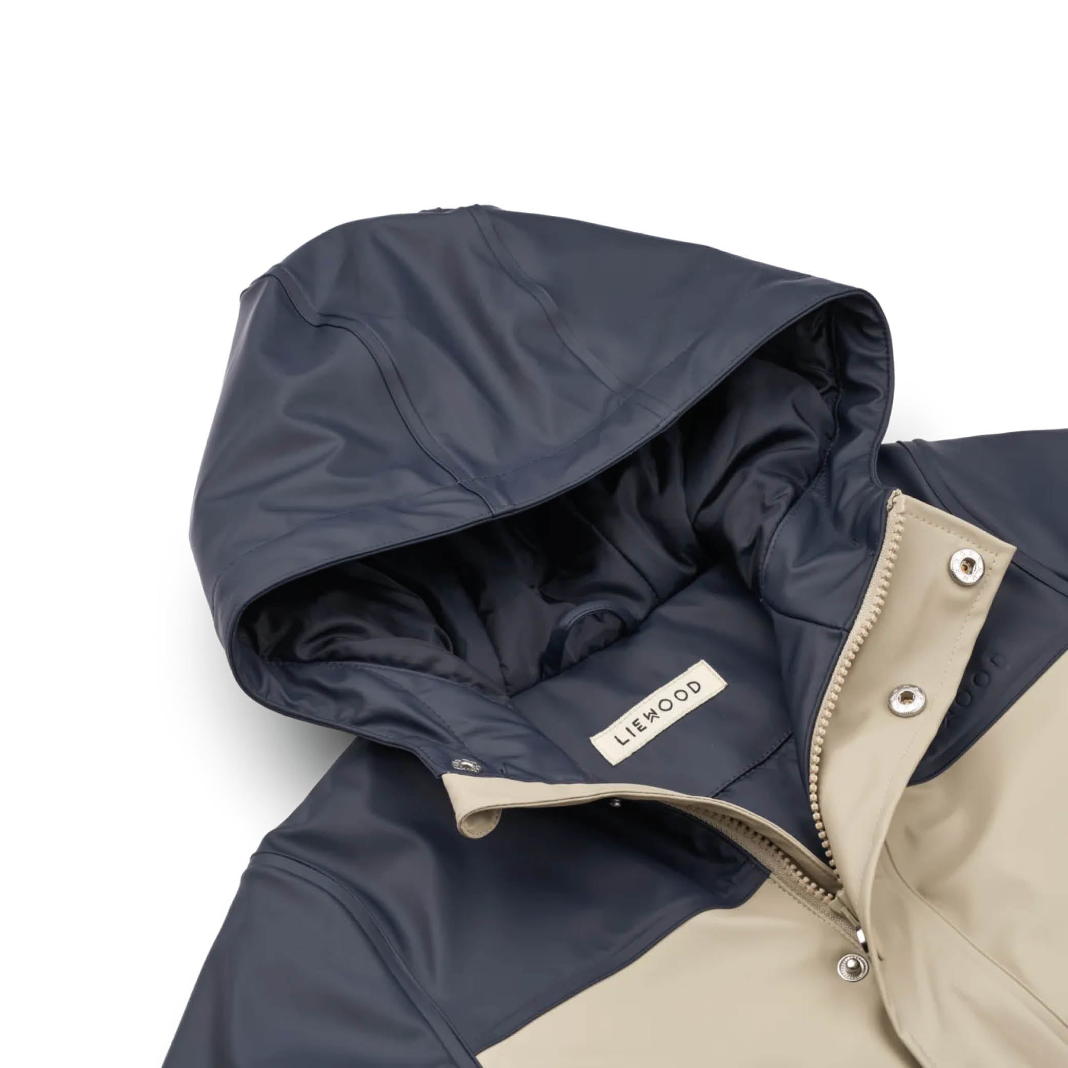 Hugo Regenmantel in midnight navy/mist