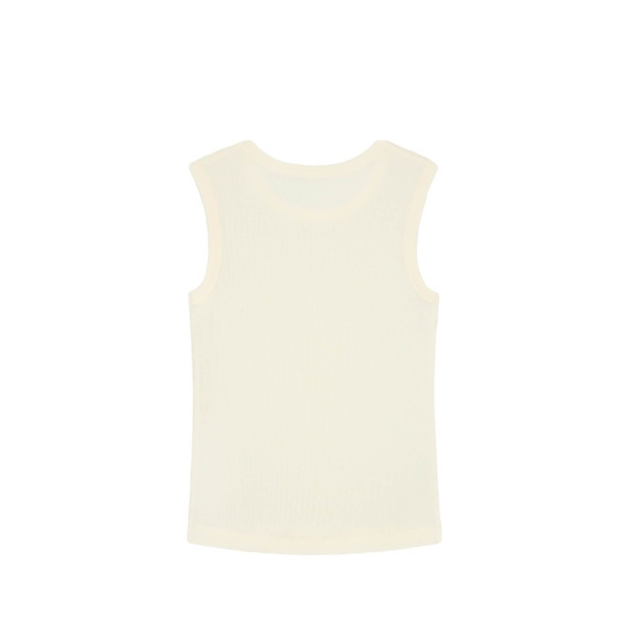 Ärmelloses Top in cream - 2er Set