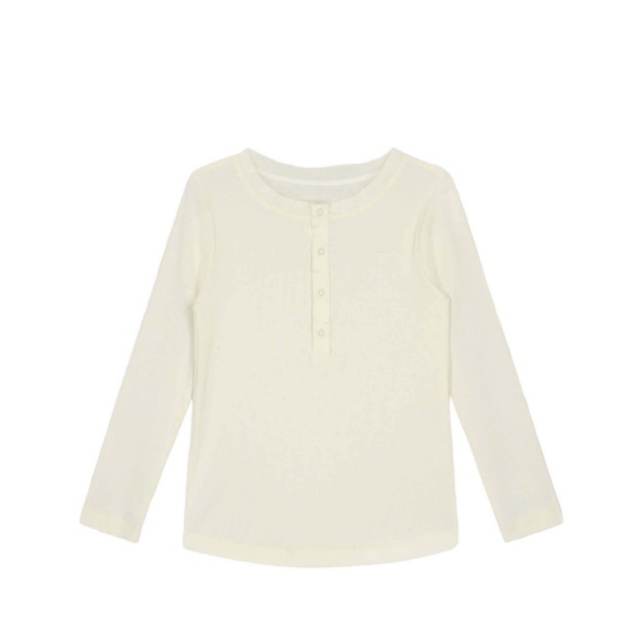 Langärmliges T-Shirt in cream