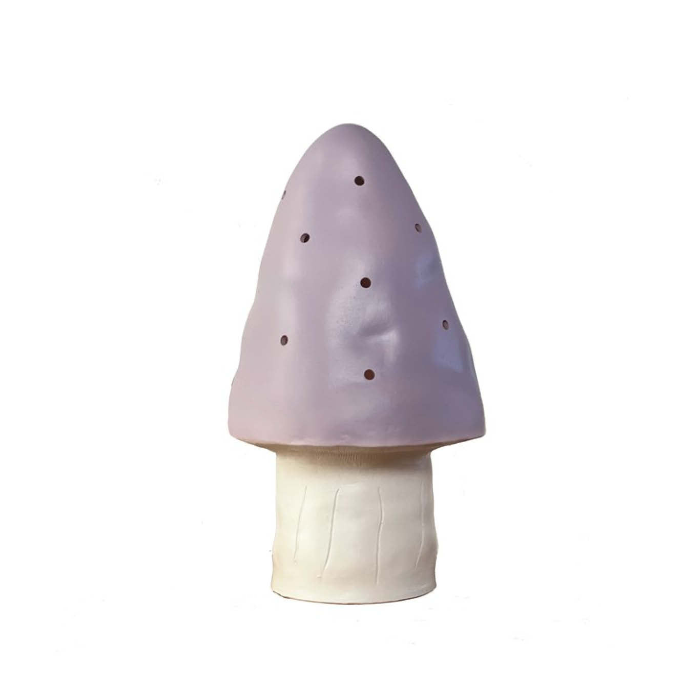 Kleine Pilzlampe in lavendel