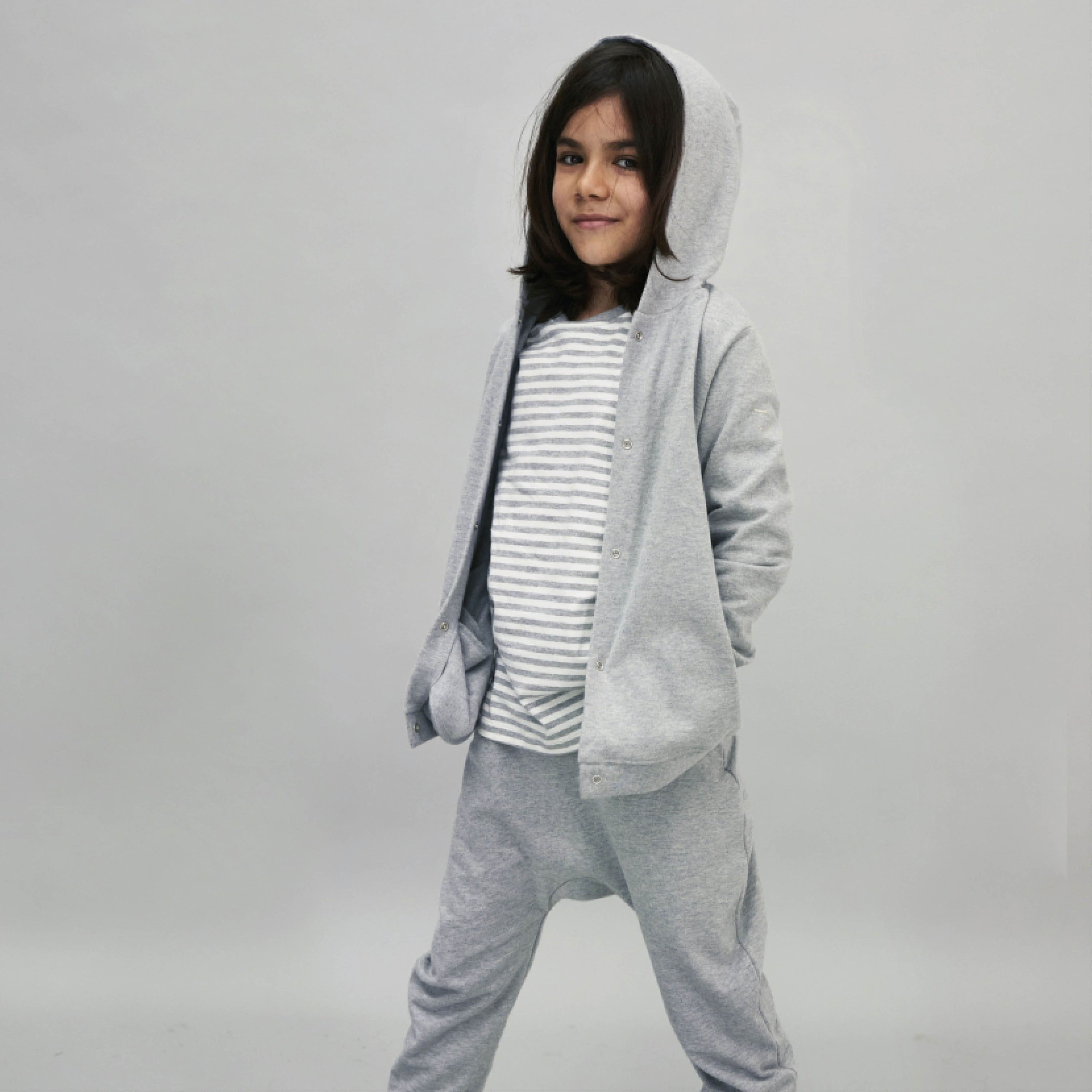 Sweathose in grey melange