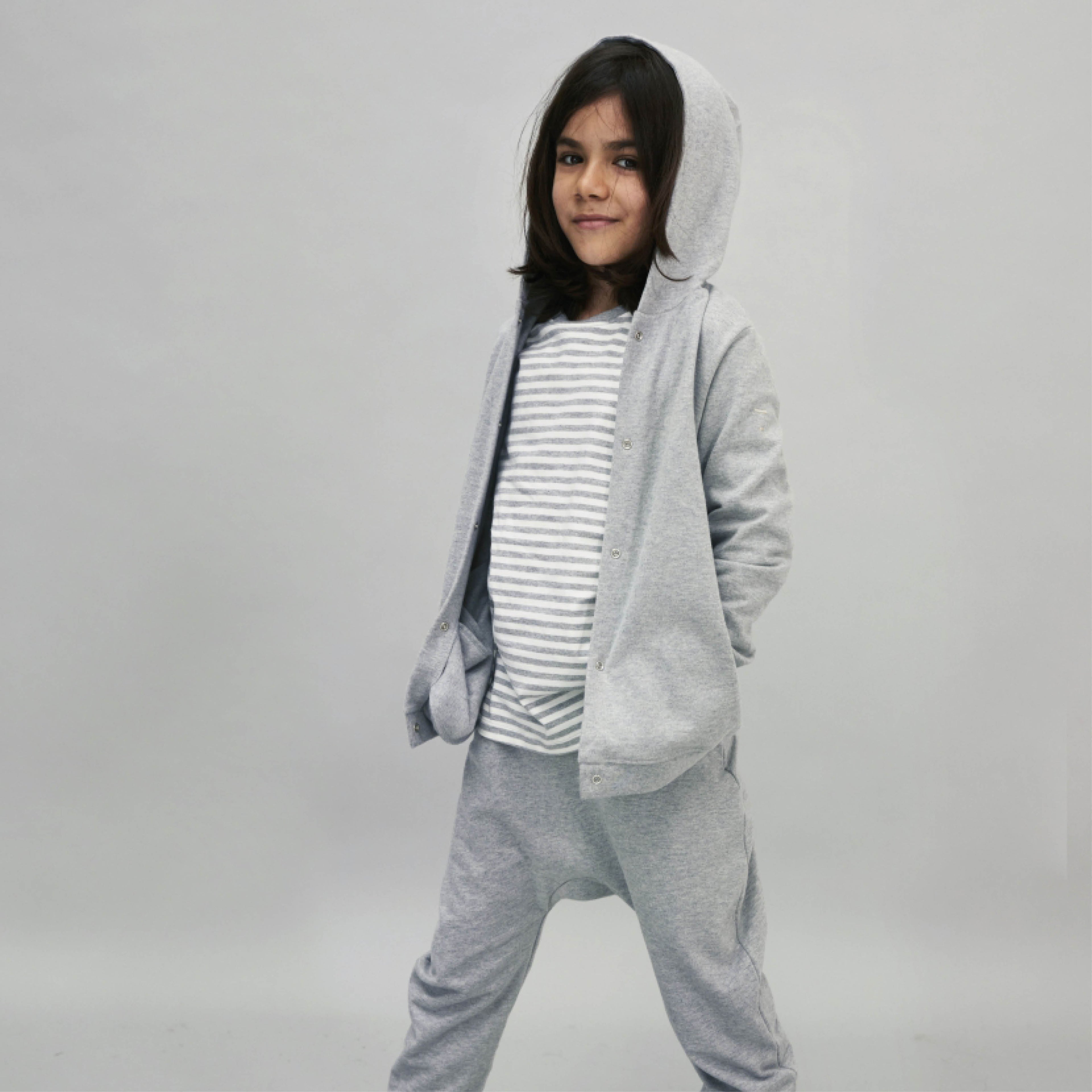 Sweathose in grey melange