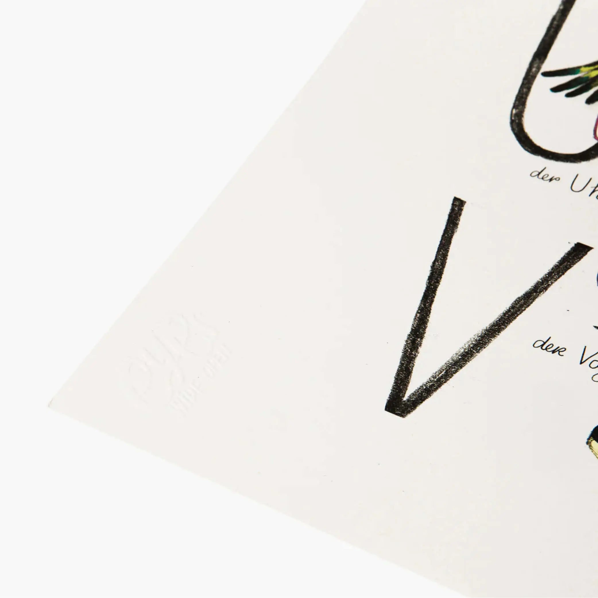 Alphabet Art Print Poster