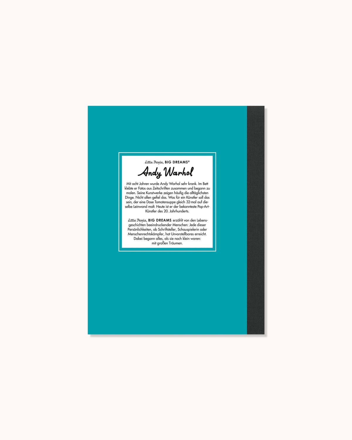 Little People, Big Dreams – Andy Warhol