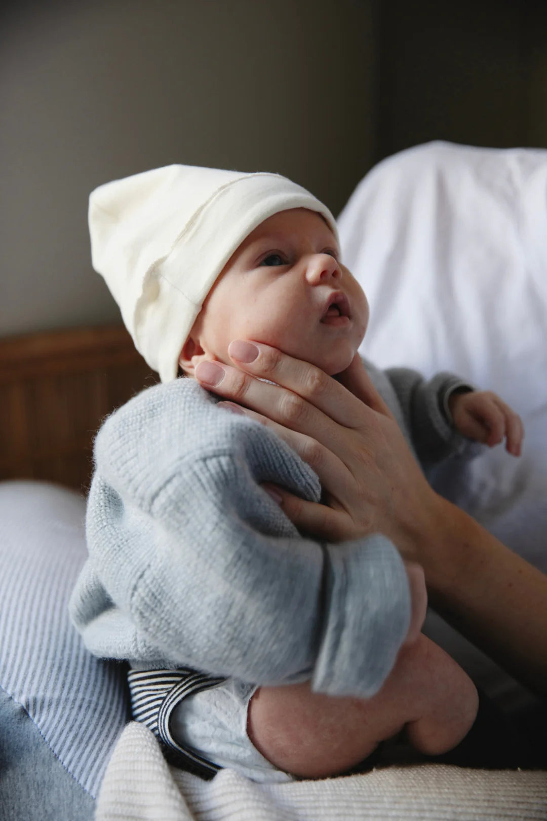 Baby Beanie in cream