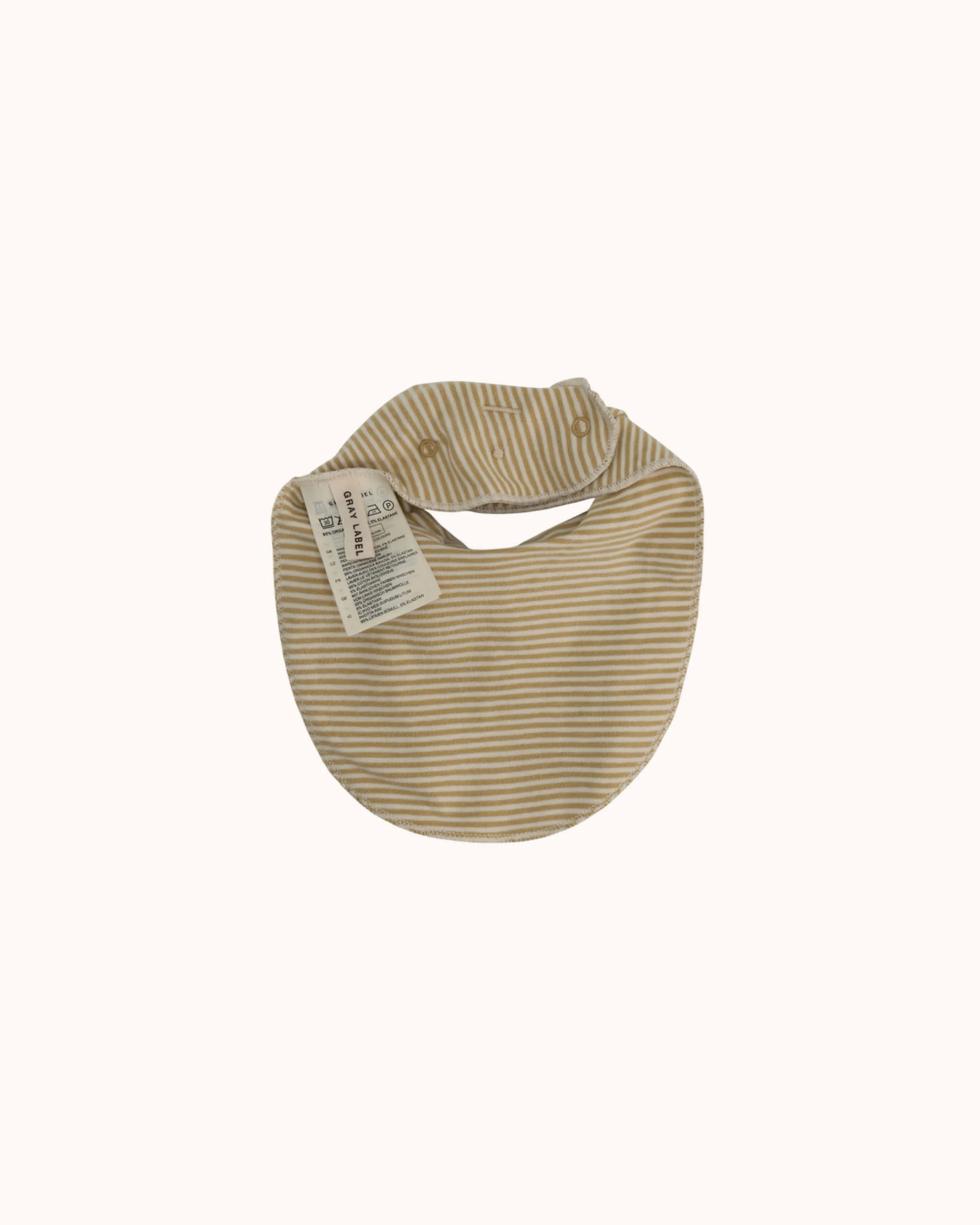 Baby Bib in cookie/cream