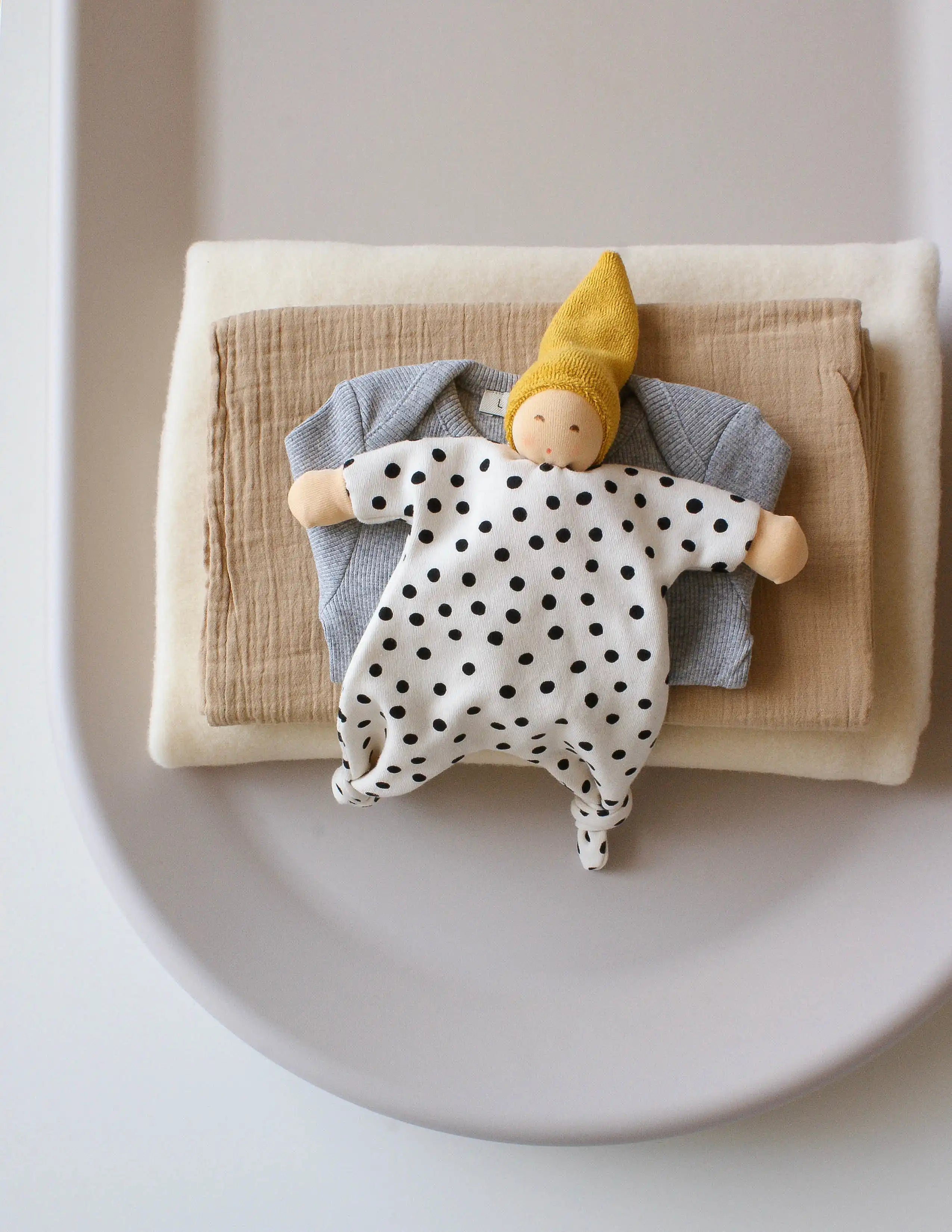 Wool Baby Blanket in natural