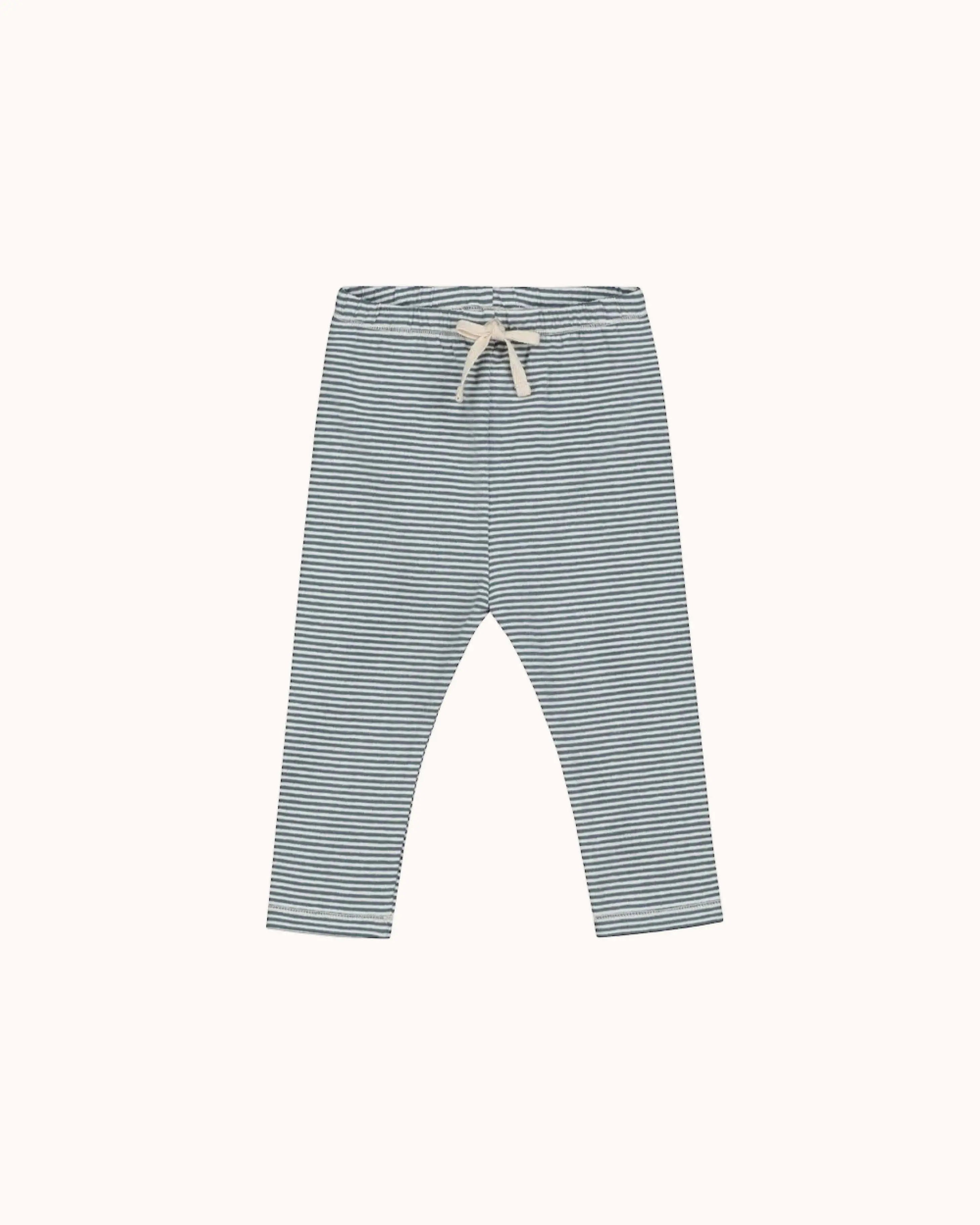 Baby Leggings in blue grey/cream
