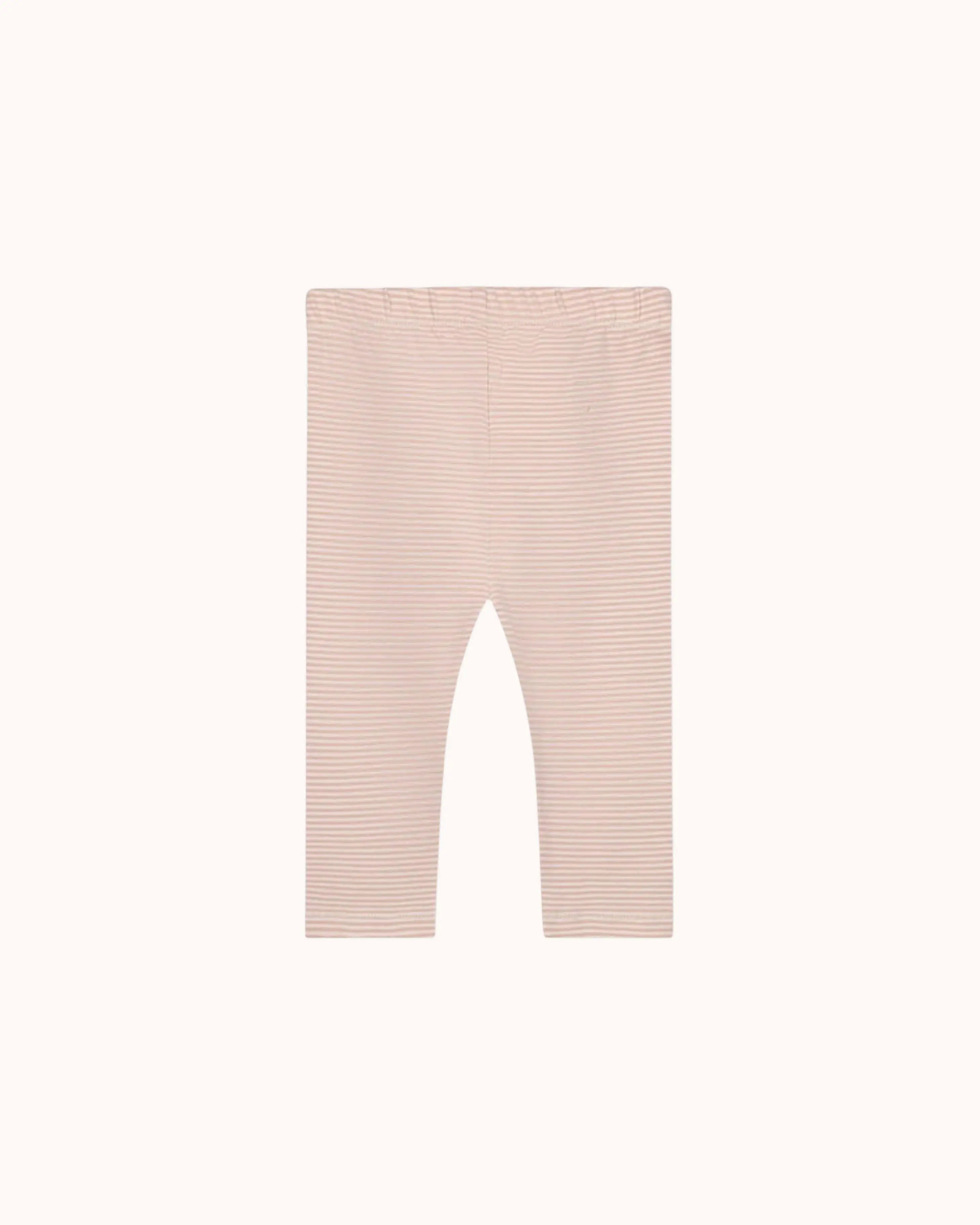 Baby Leggings in faded pink/cream