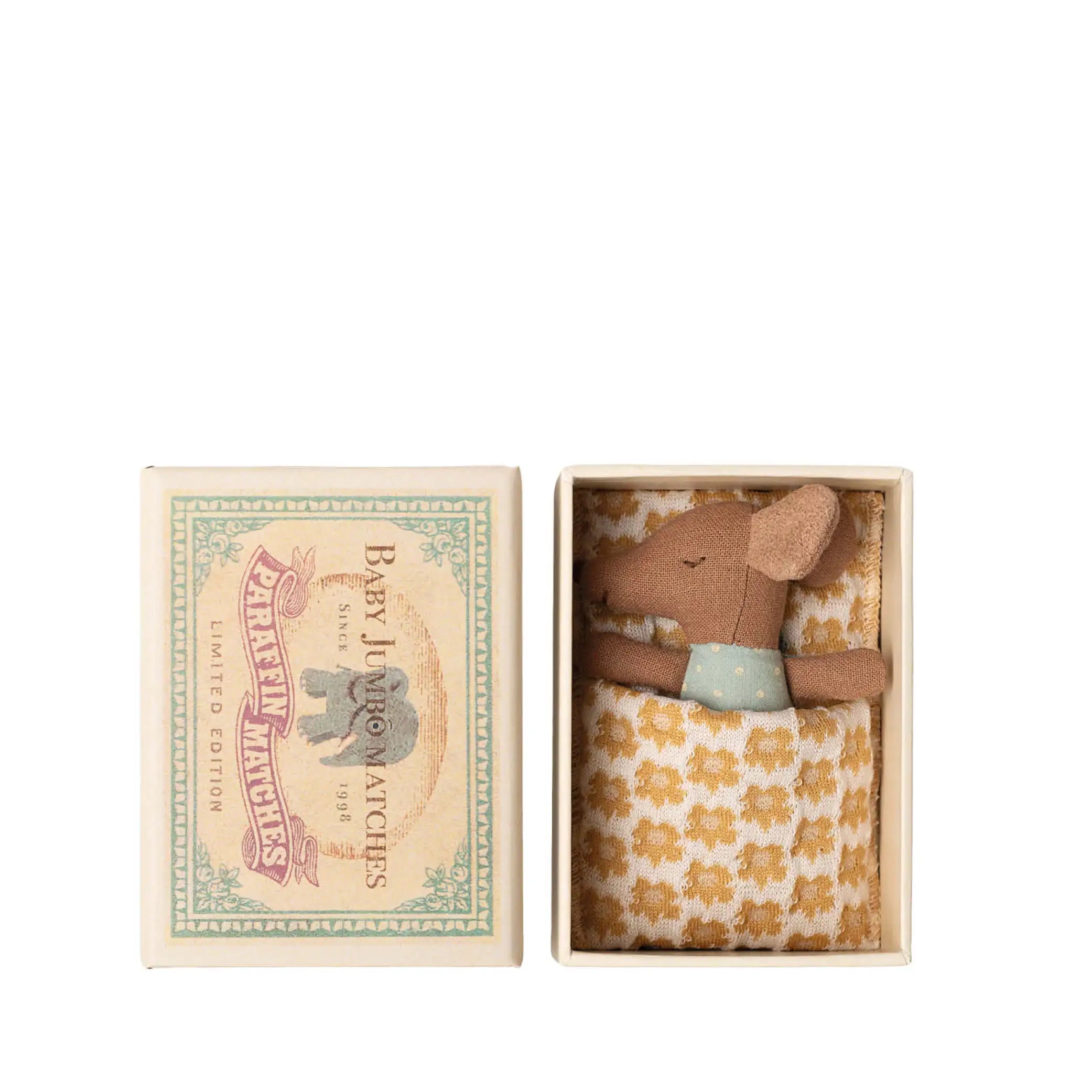 Sleepy Wakey Baby Mouse in blue Matchbox
