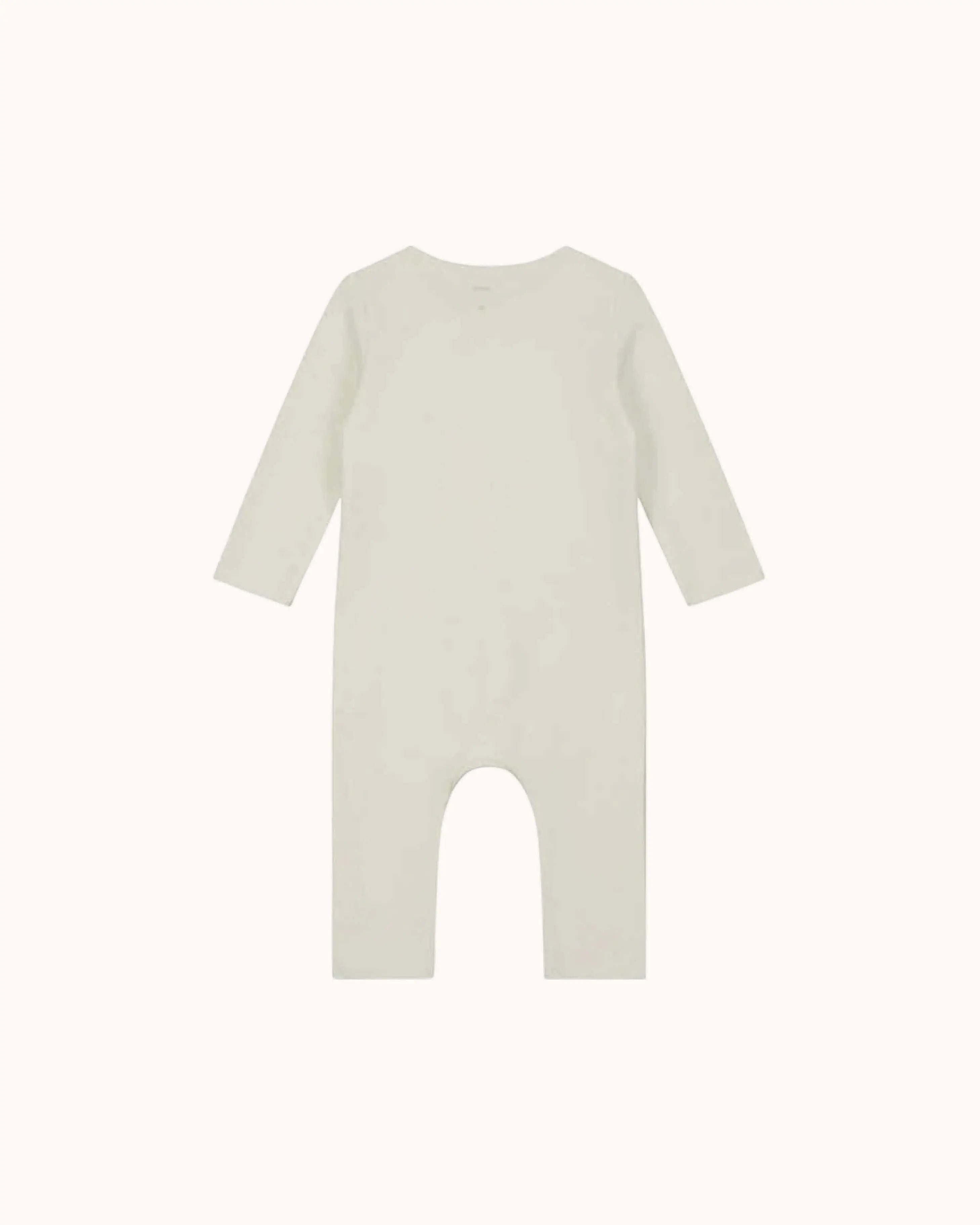 Baby Onesie with Snaps in cream