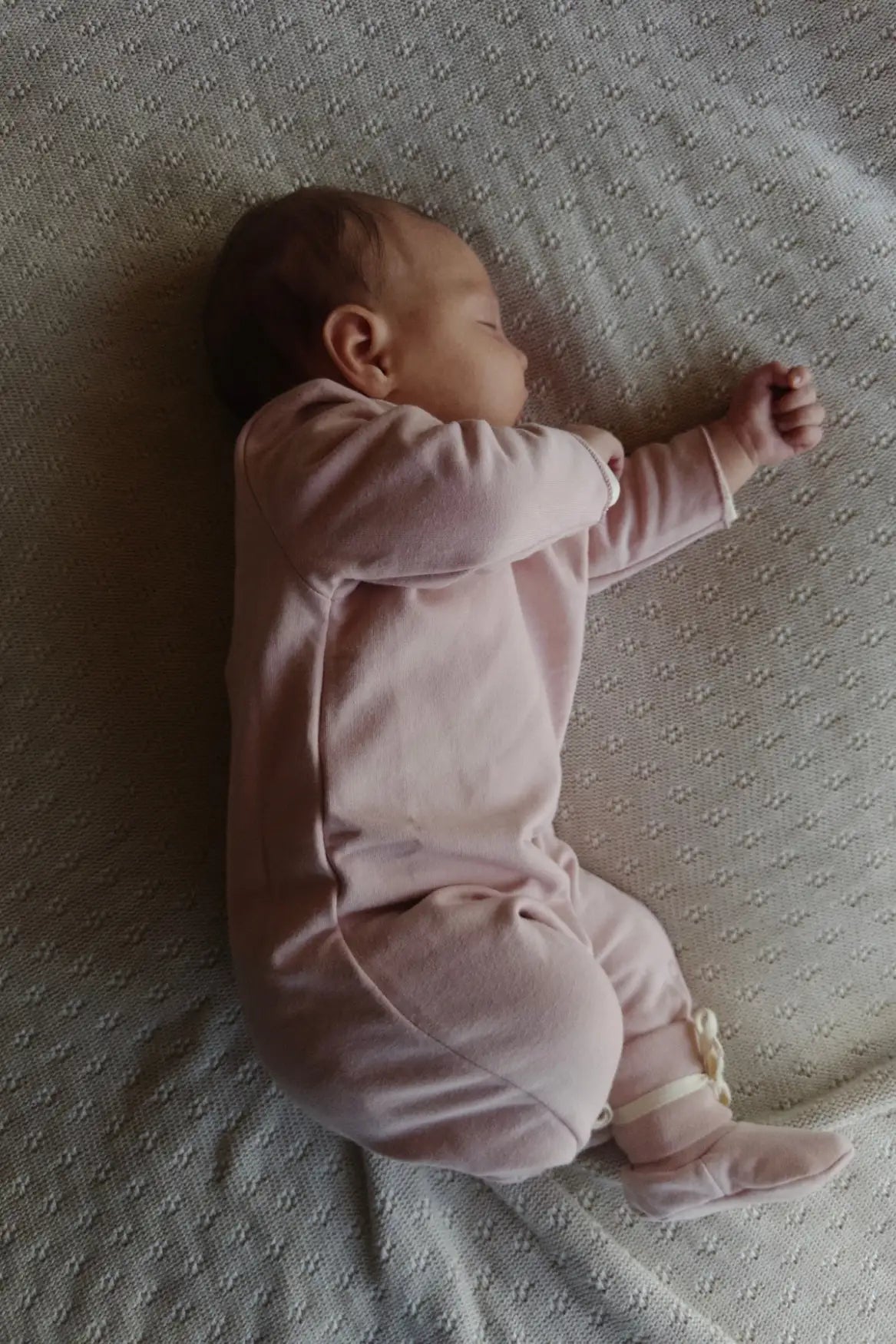 Baby Onesie in faded pink