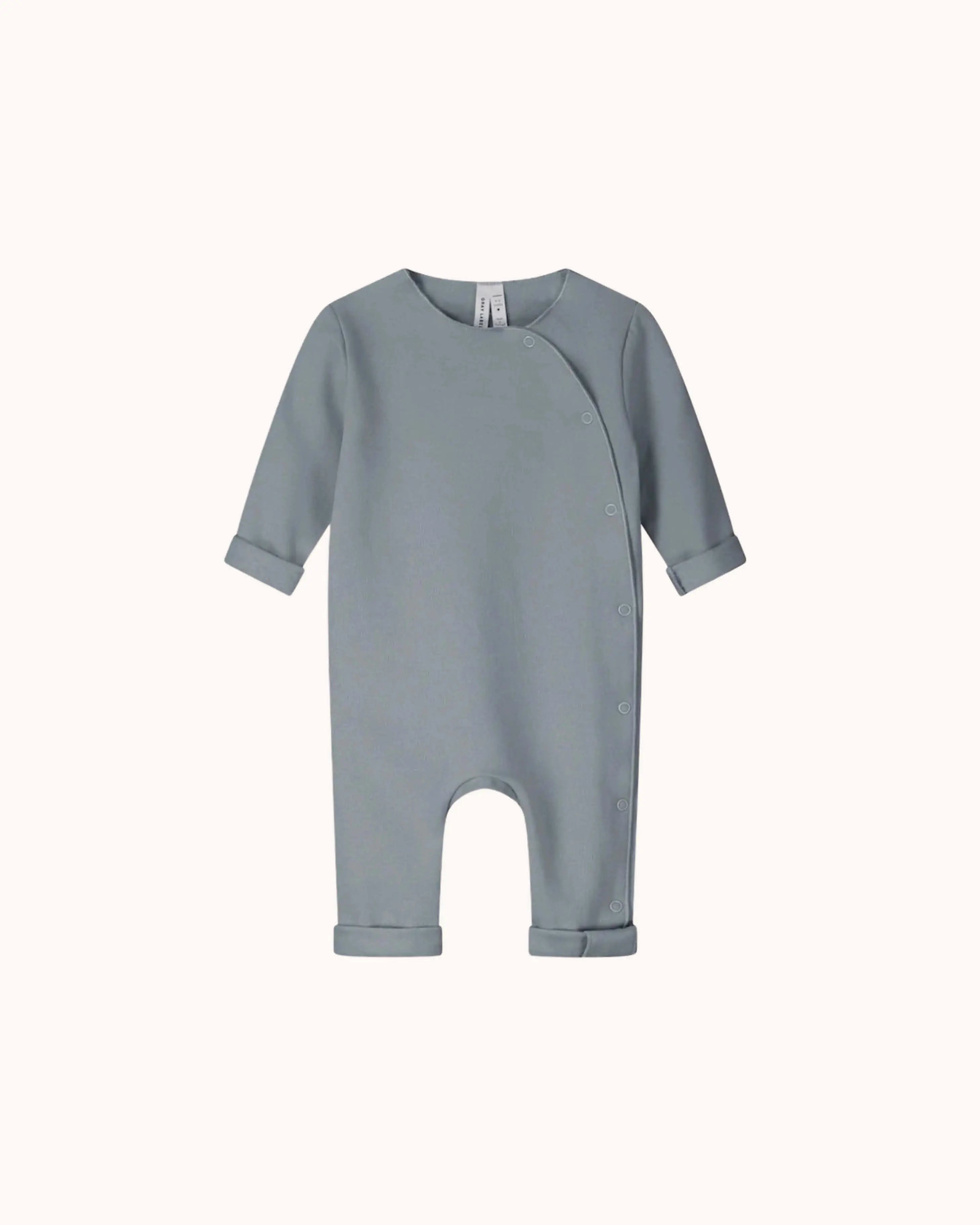 Baby Onesie in stone gray