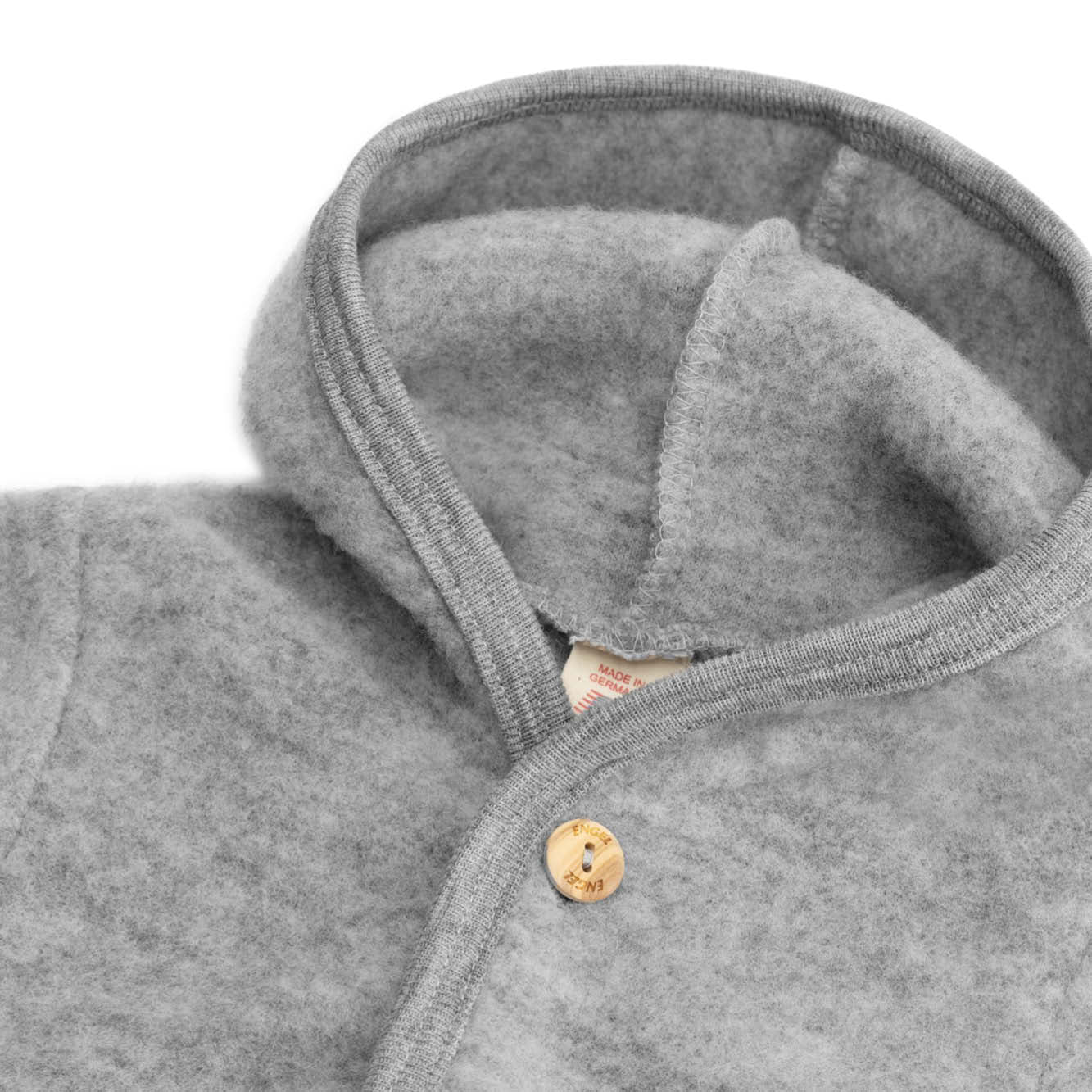 Baby Overall aus Wolle in gray melange