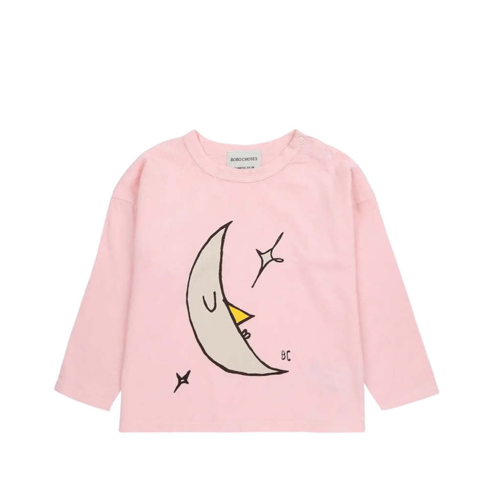 Langärmliges Baby T-Shirt Beneath the Moon