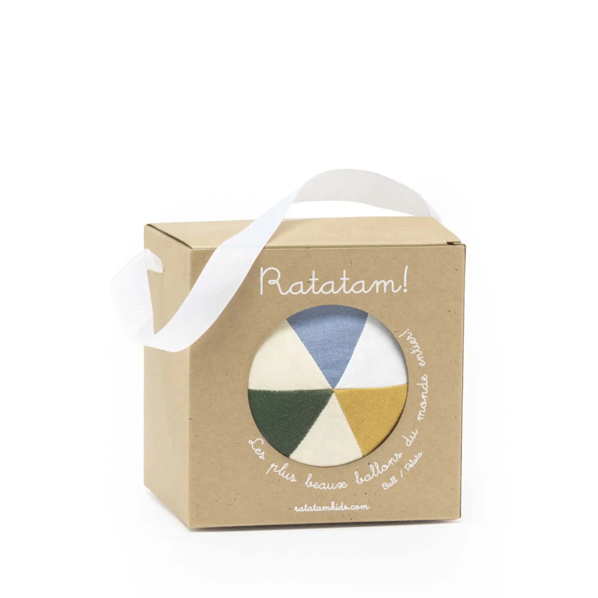 Stoffball im Blau Mix