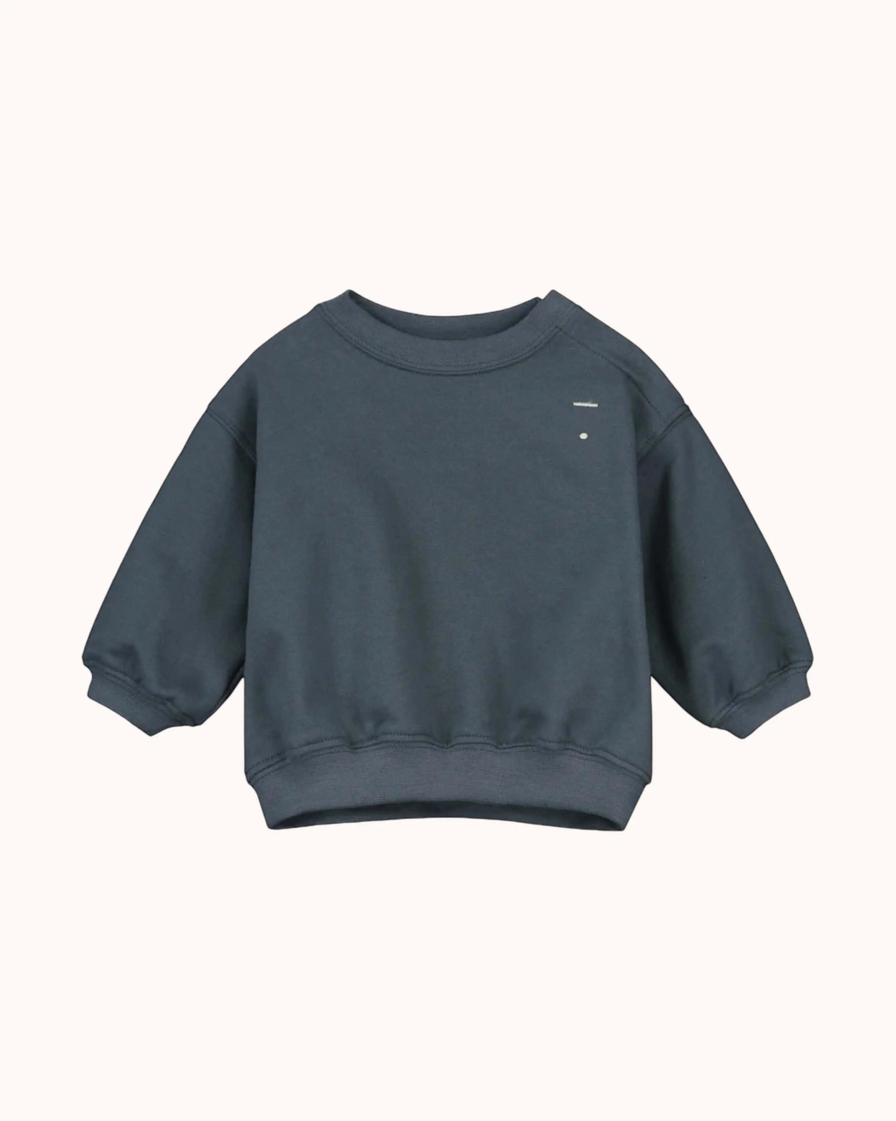 Baby Sweater in blue grey