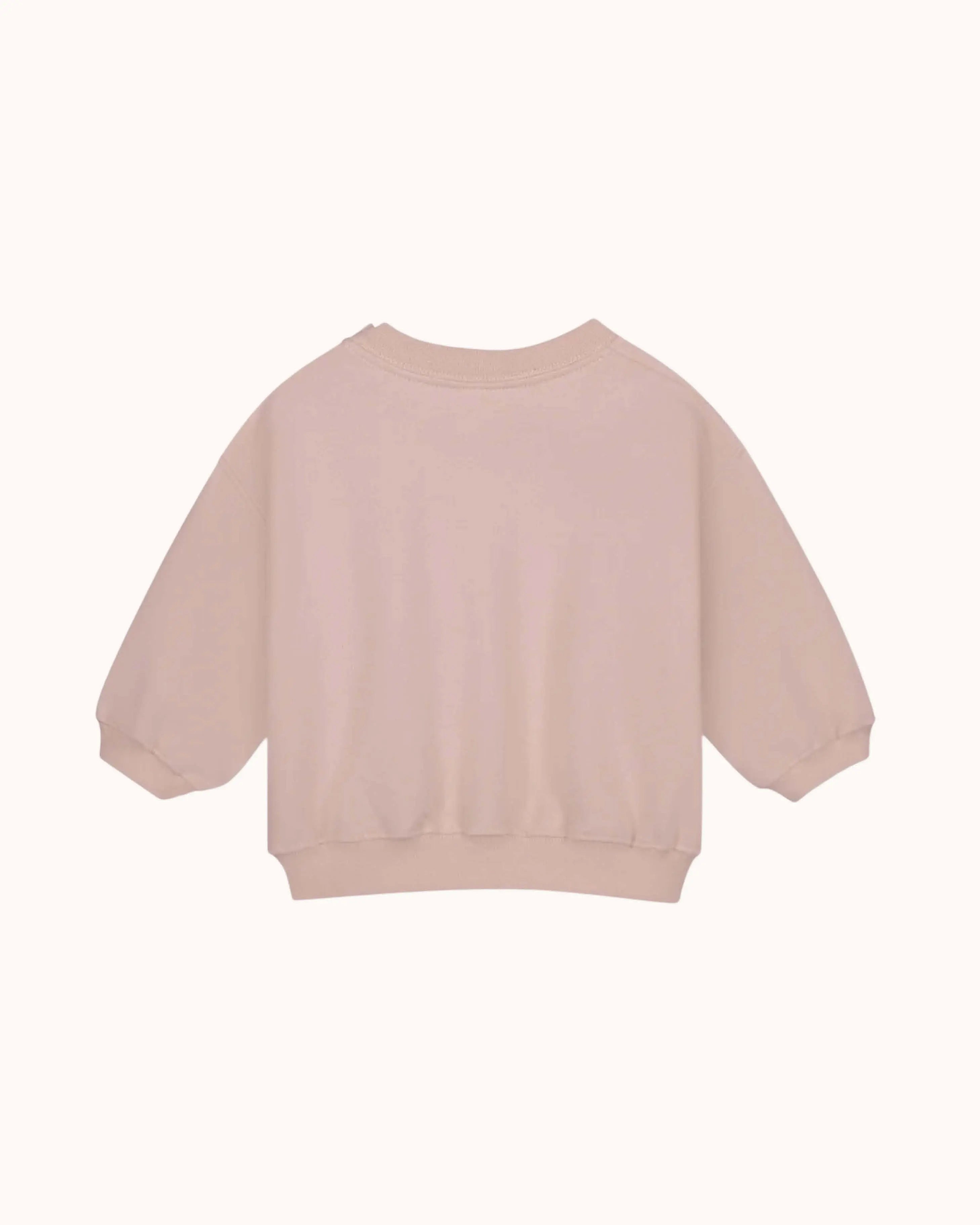 Baby Sweater in faded pink