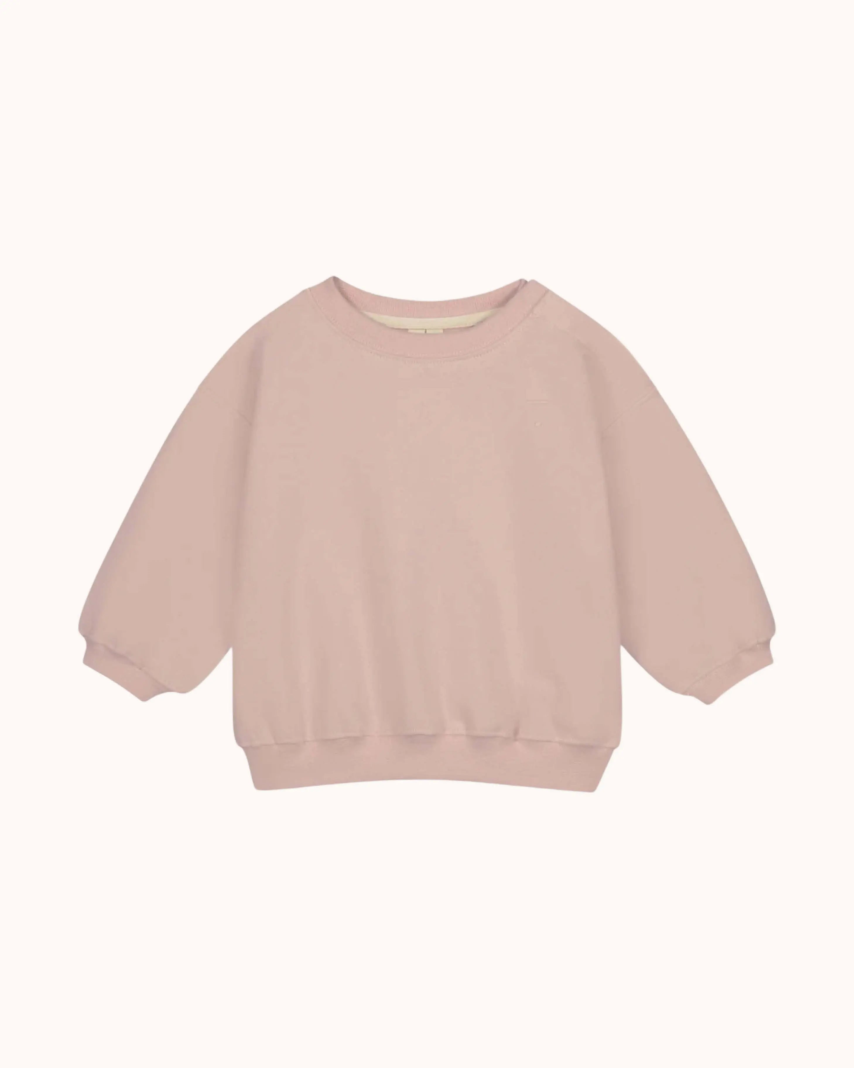 Baby Sweater in faded pink