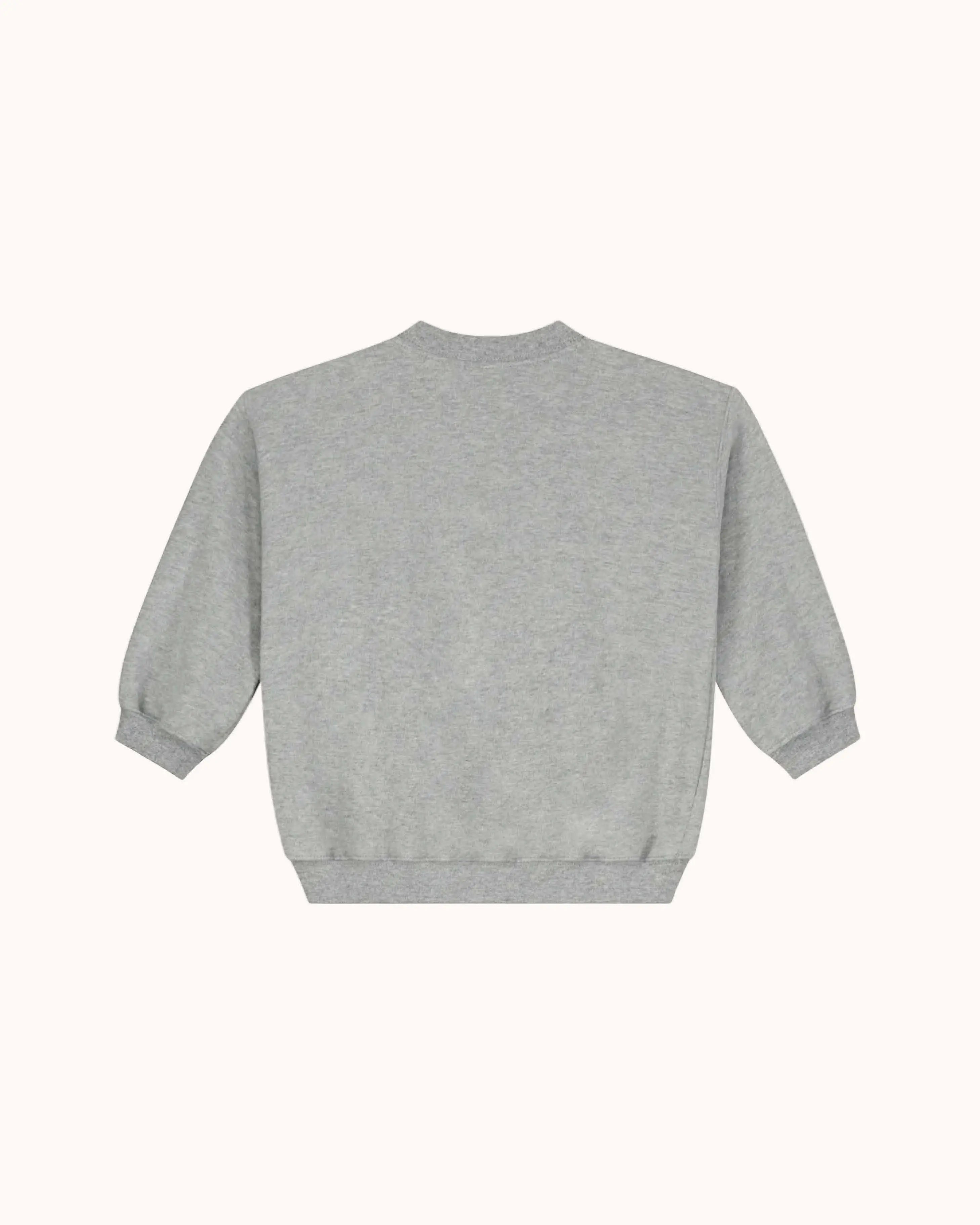 Baby Sweater in grey melange