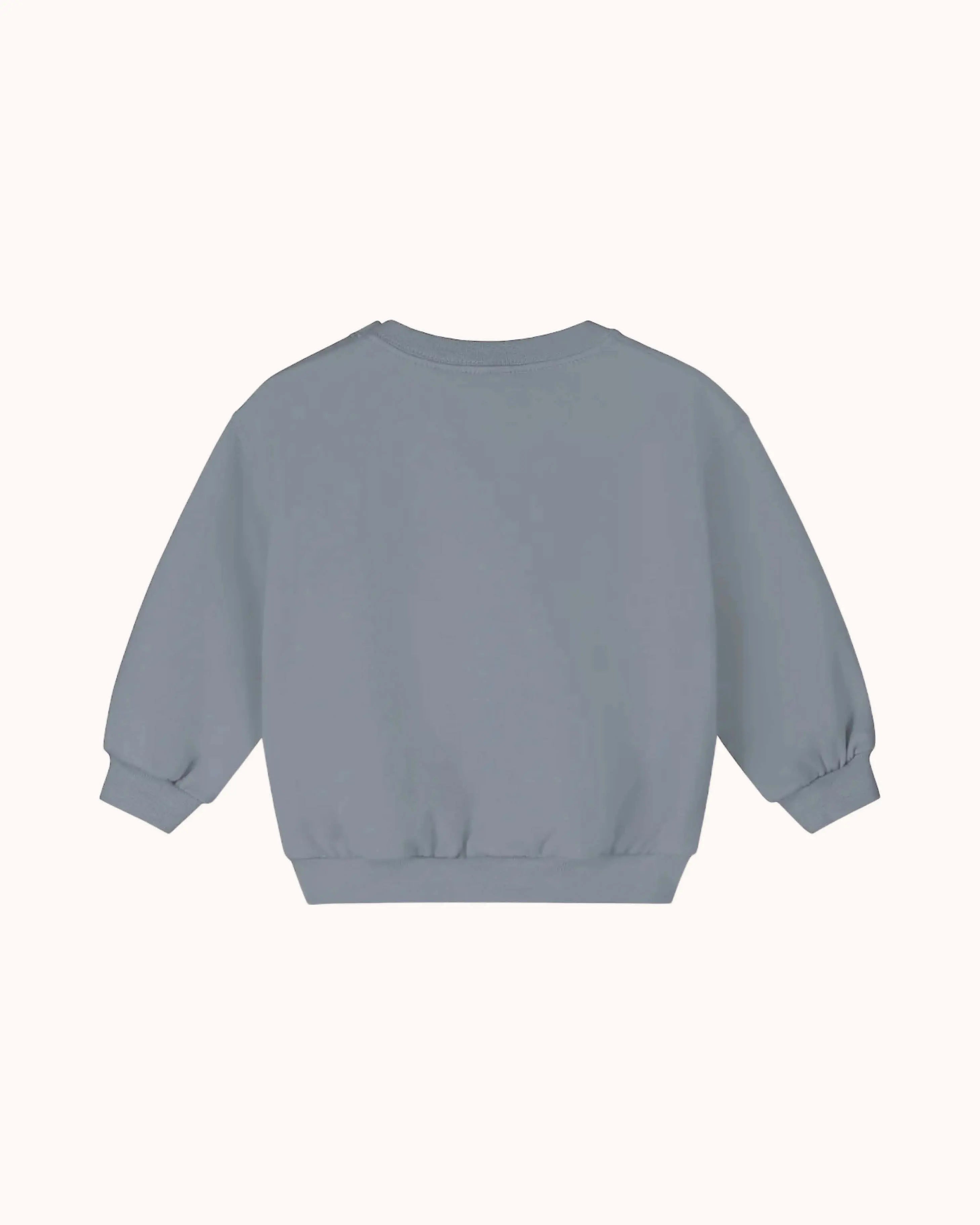 Baby Sweater in stone gray