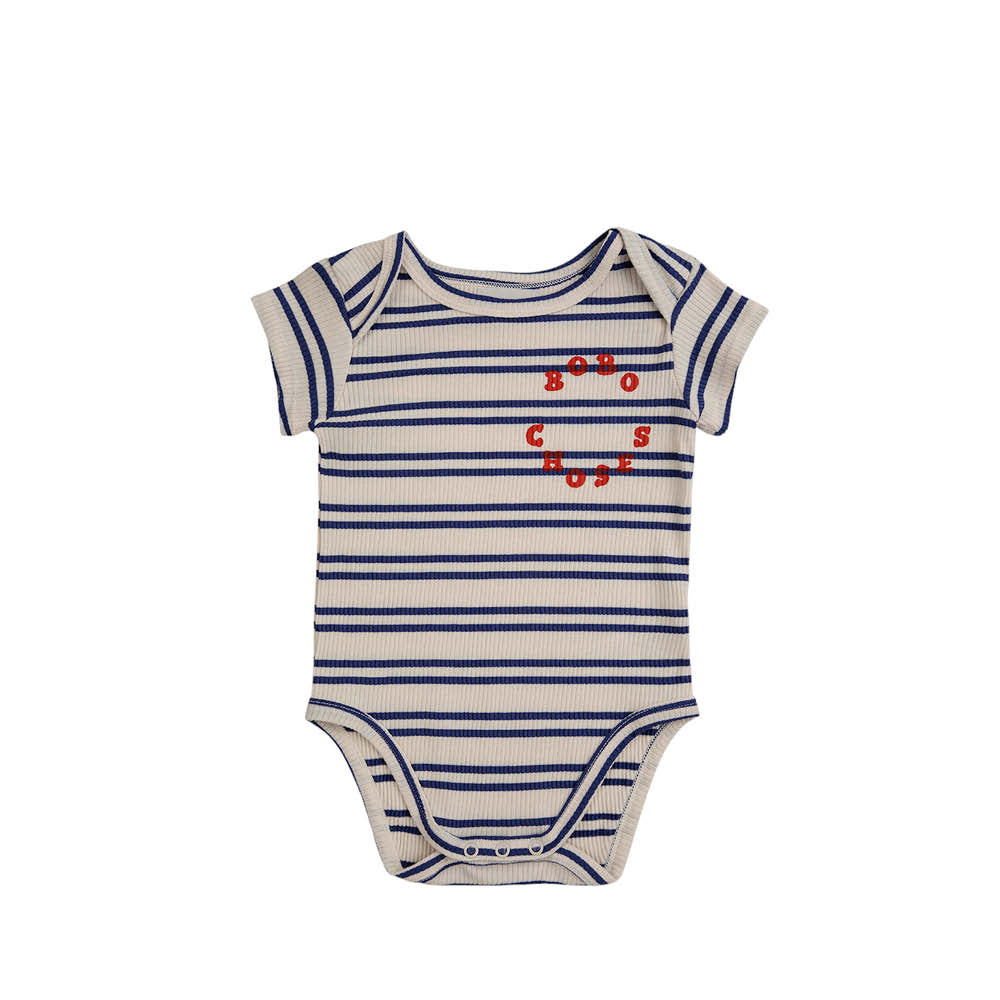 Set of 2, short-sleeved Baby Bodys in a Guitar mix
