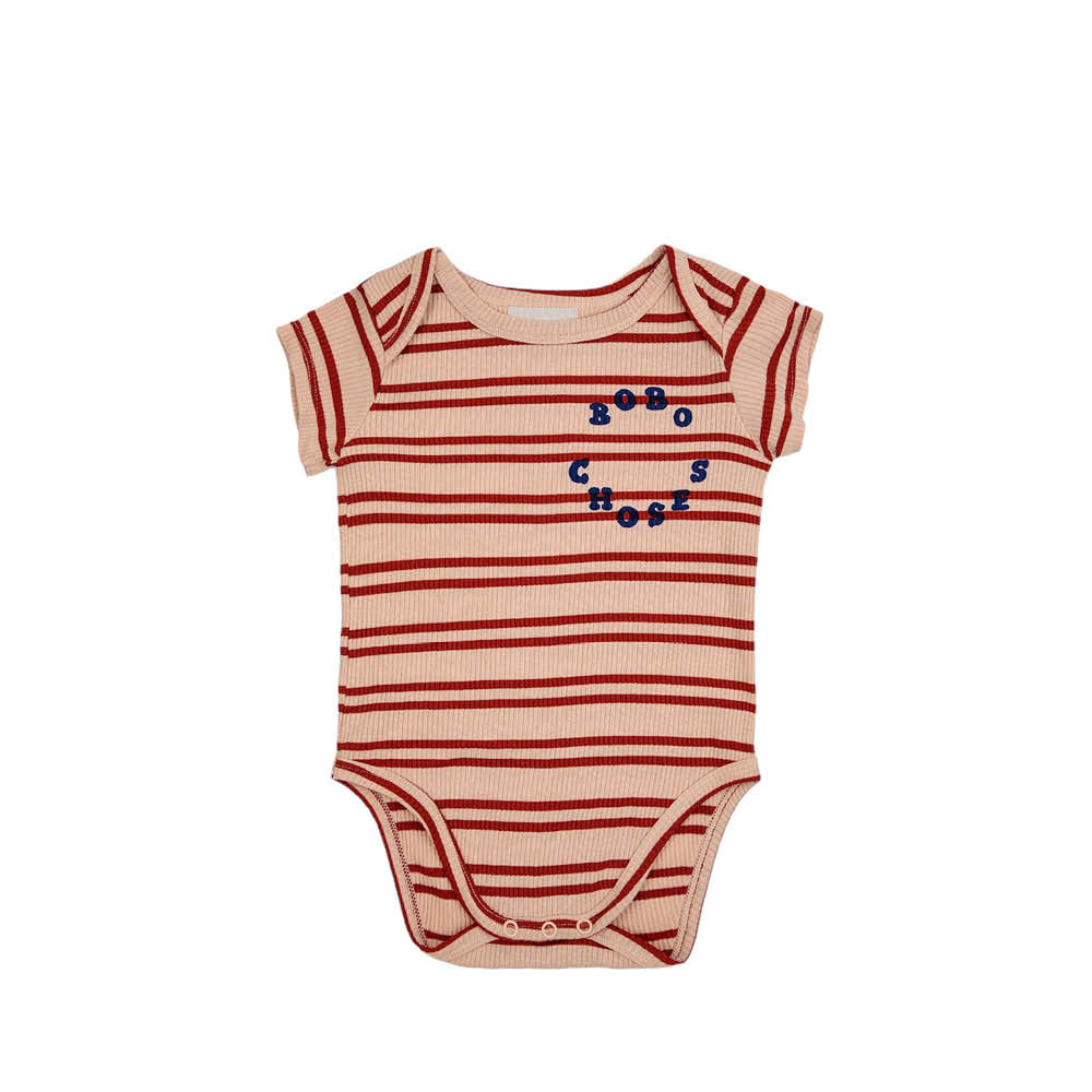 Kurzärmlige Baby Bodys im Sonnen mix