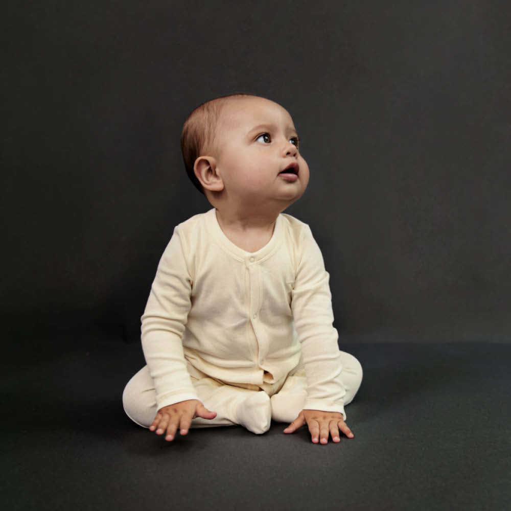 Baby Onesie in cream
