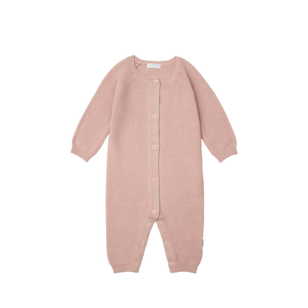 Baby Onesie in rose smoke