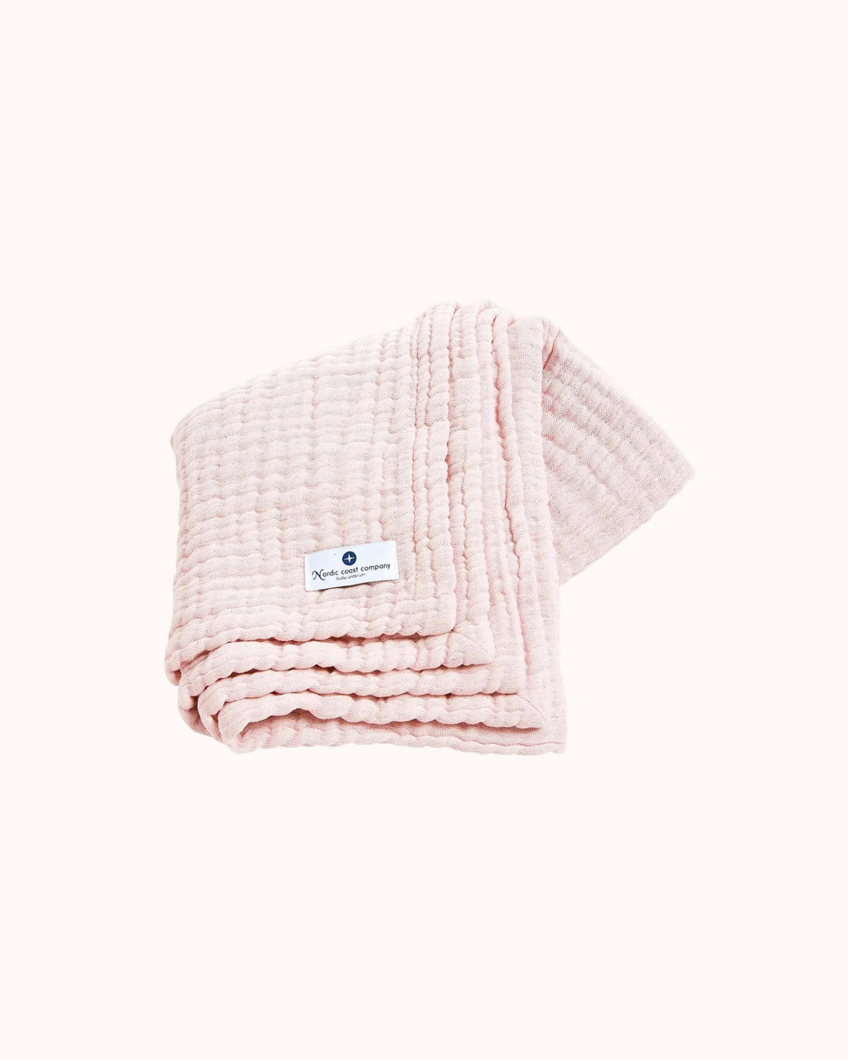 Musselin Babydecke in rosa