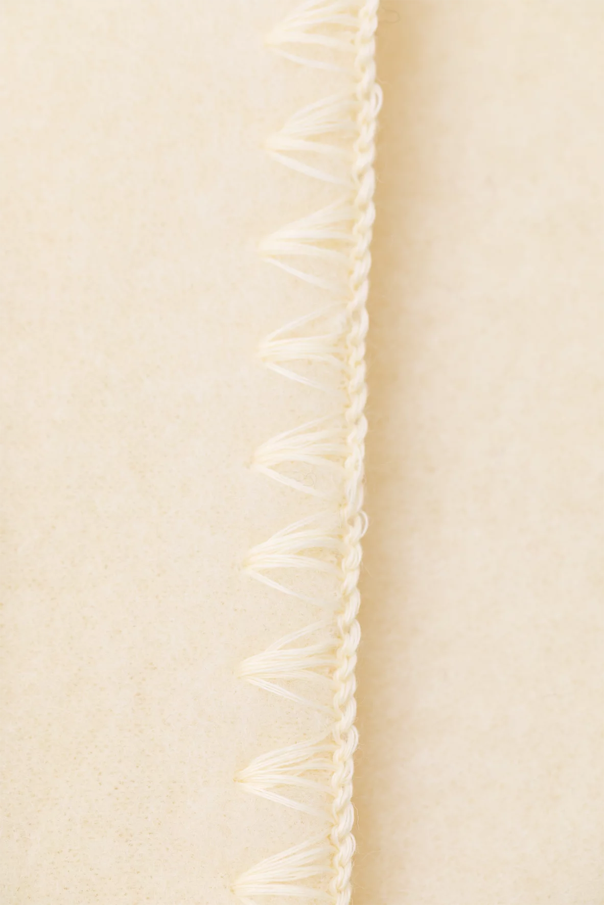 Wool Baby Blanket in natural