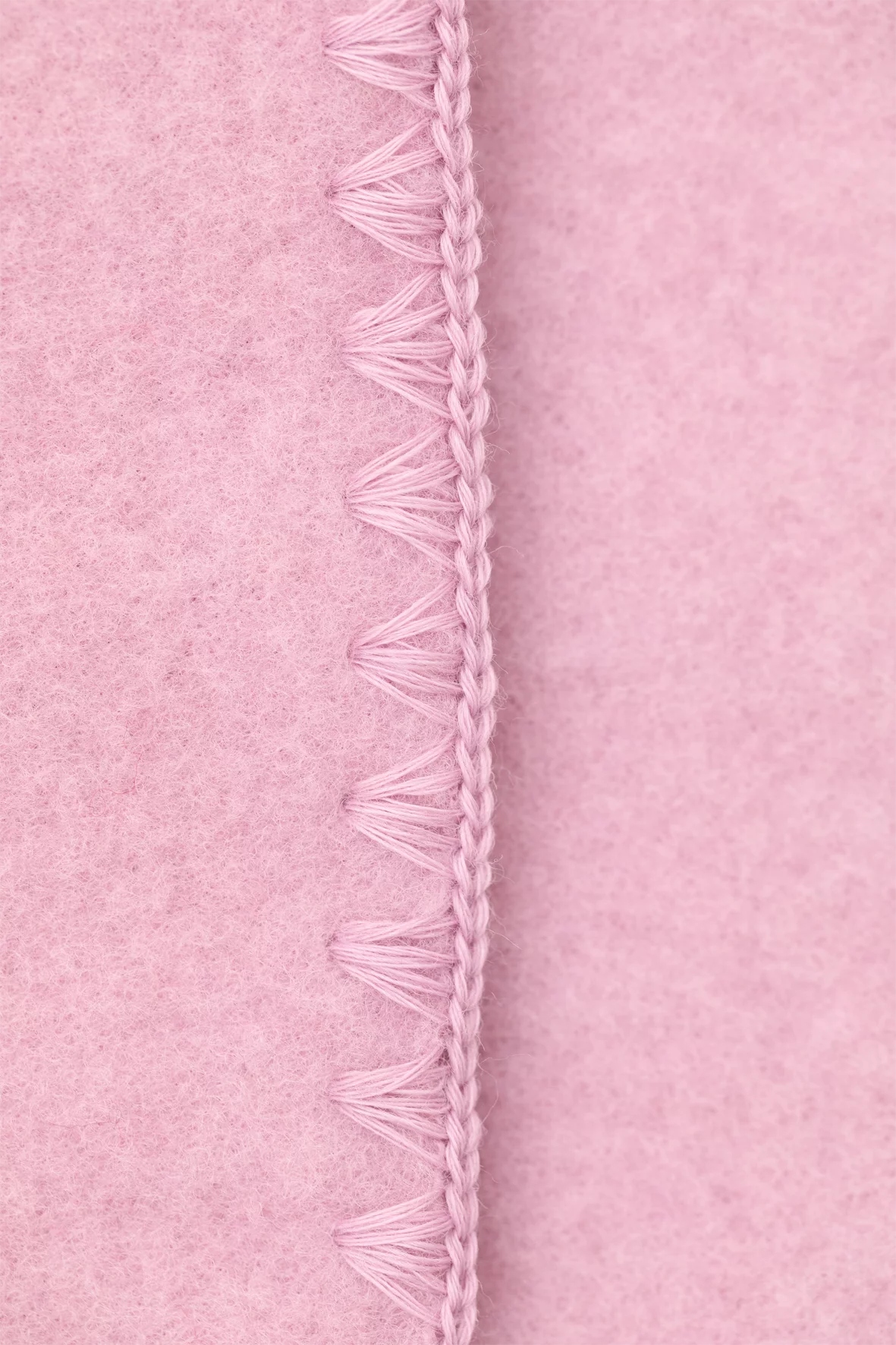 Wool Baby Blanket in rosenholz melange