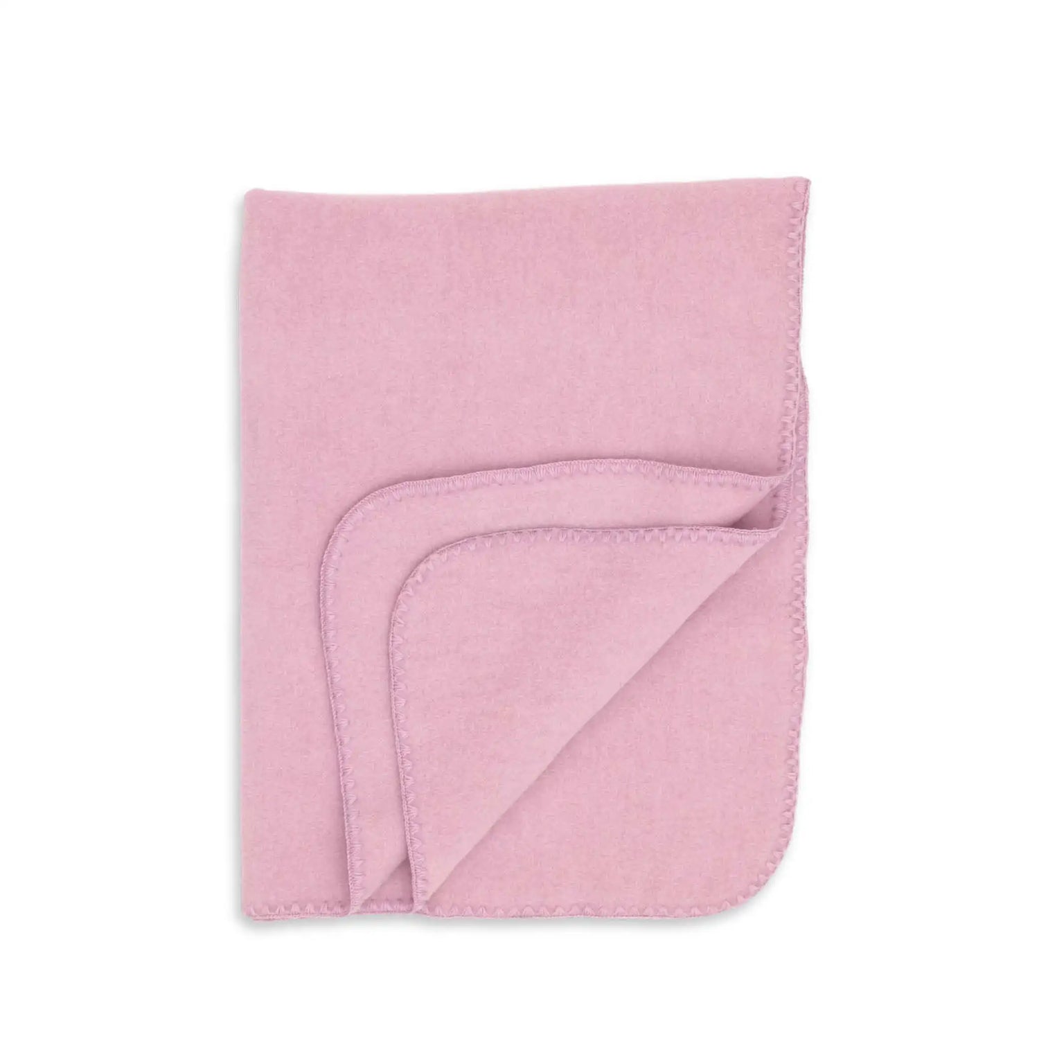 Wool Baby Blanket in rosenholz melange