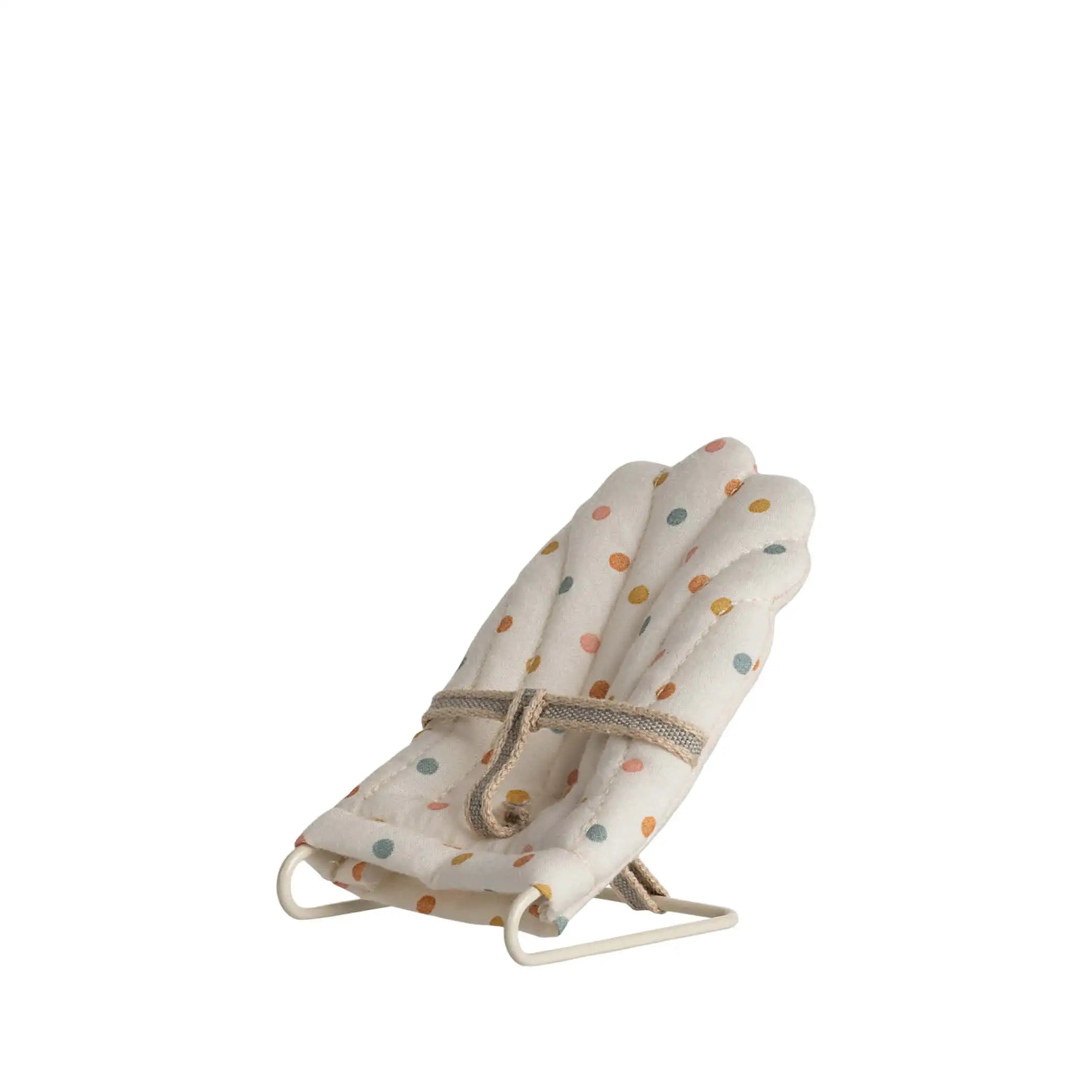 Mäuse Baby Wippe bunt gepunktet