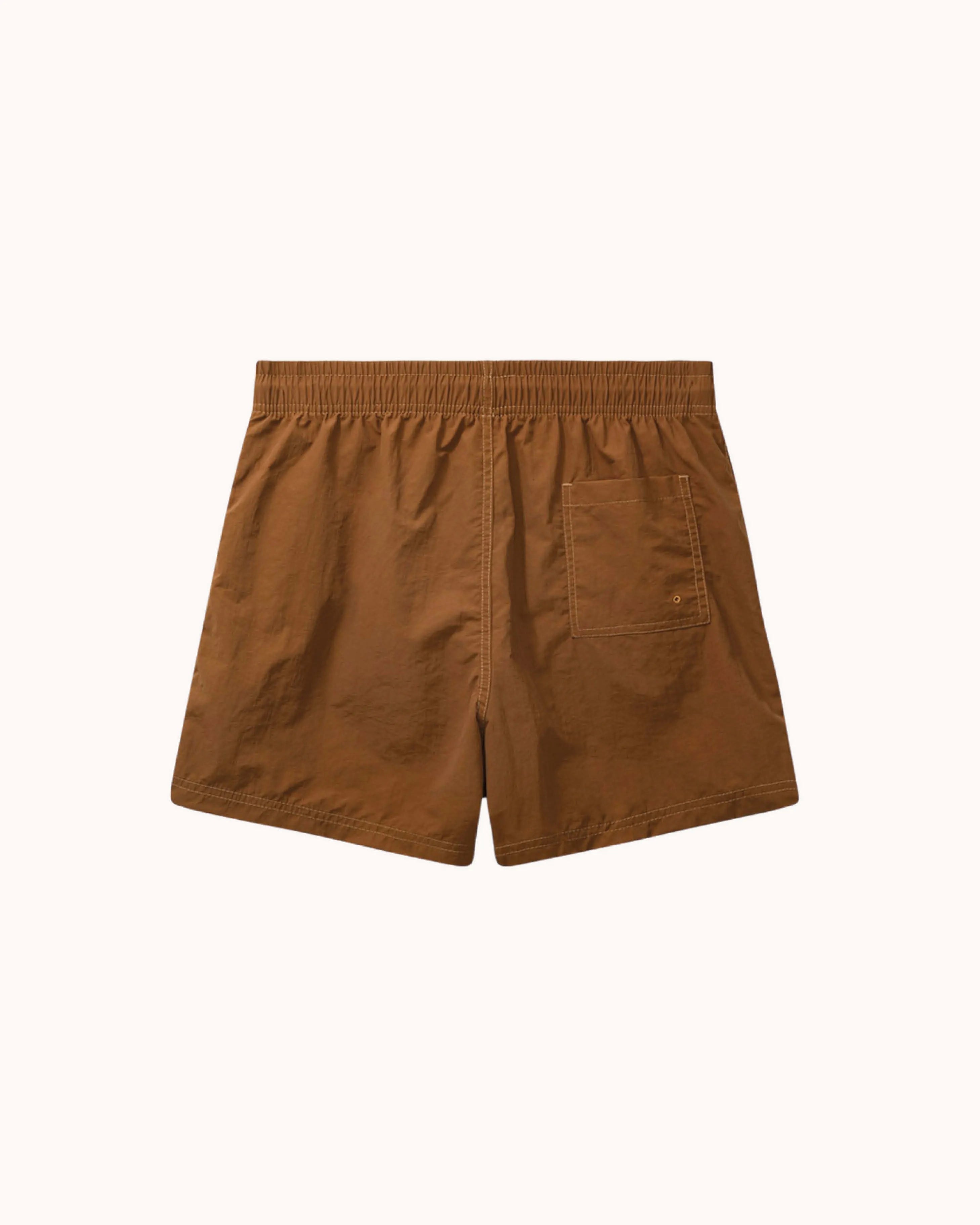 Swim Shorts Bobby in marron