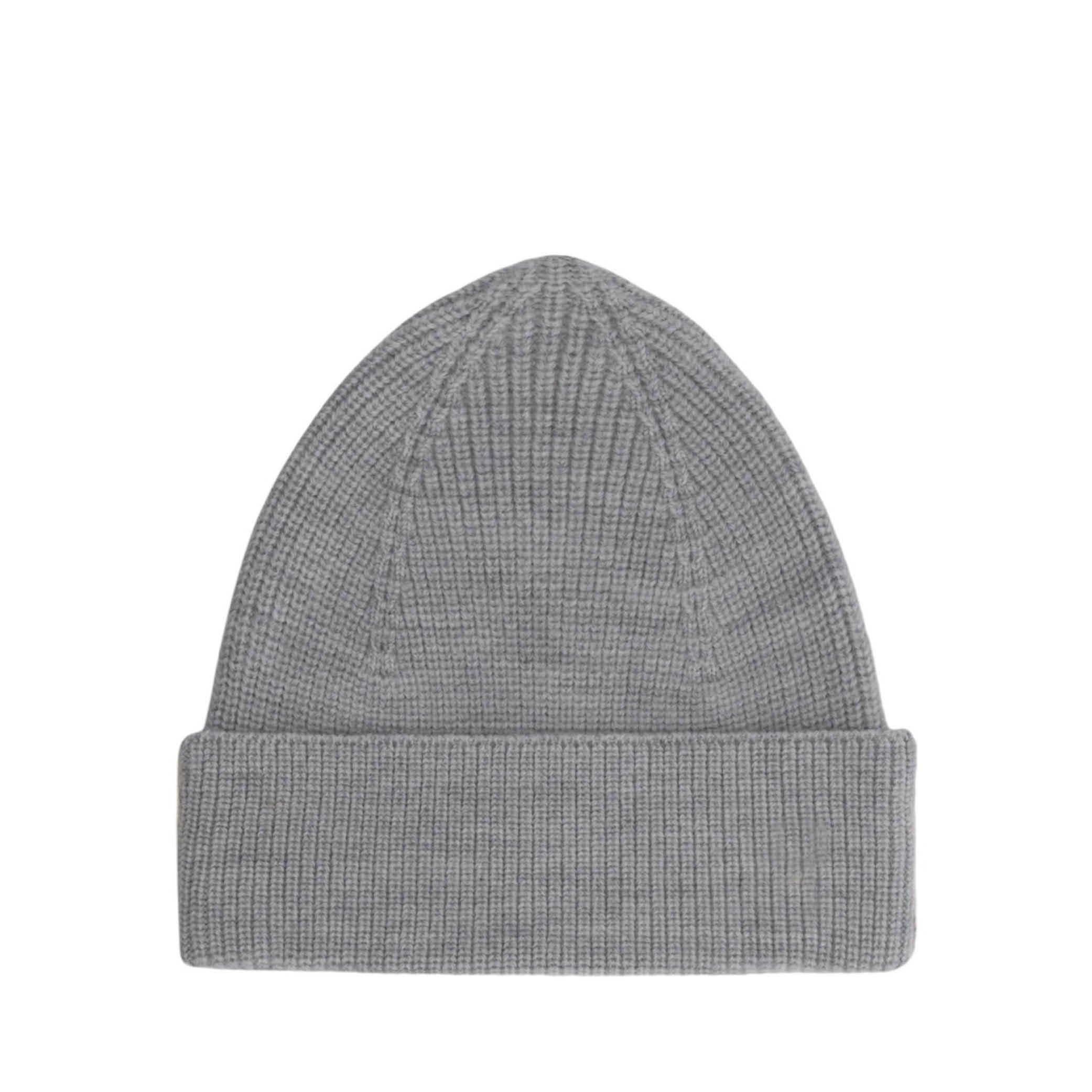Beanie in grey melange