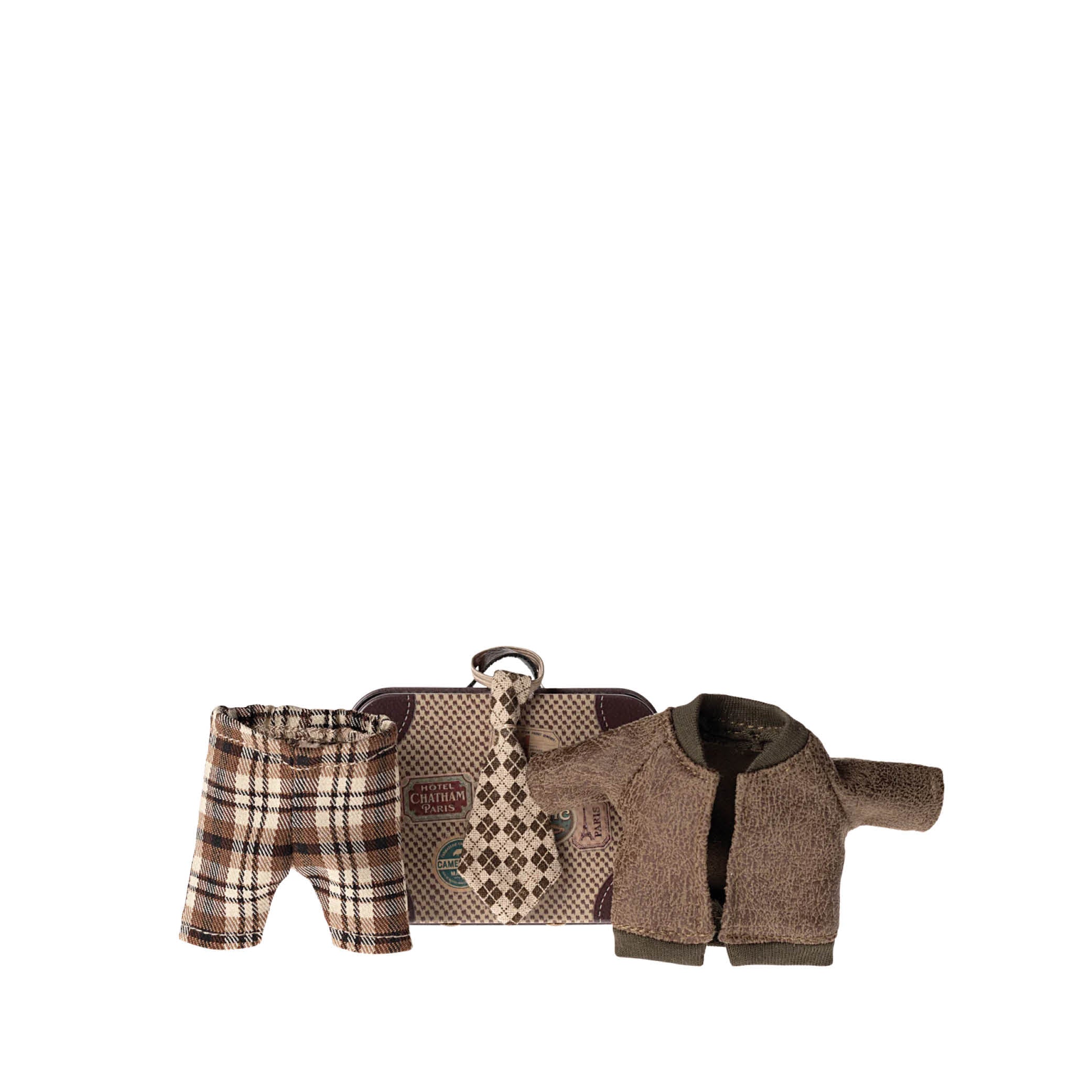 Jacket, Trousers & Tie in Suitcase