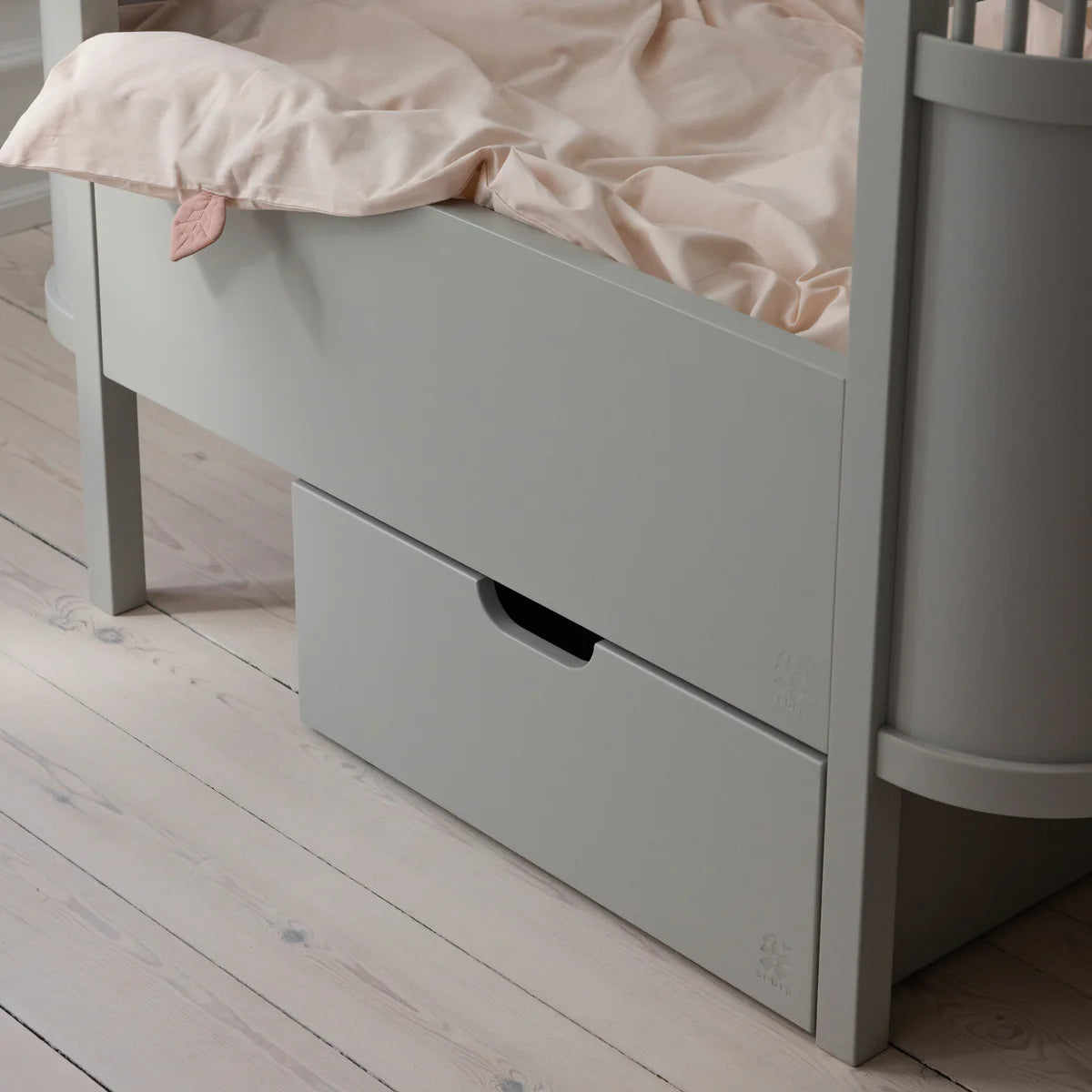 Baby & Junior Bed Drawer in stone grey