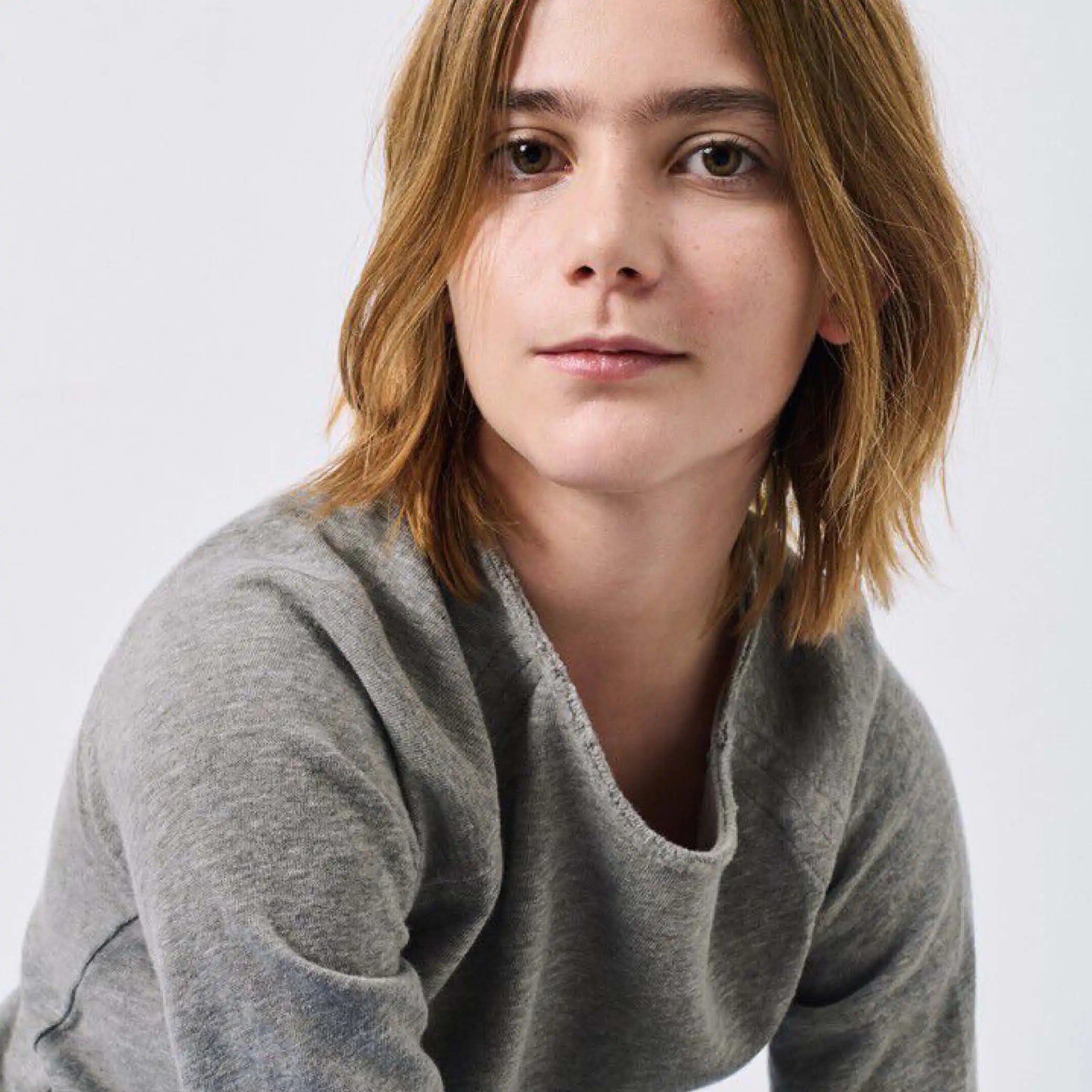 Long-sleeved T-Shirt Sonoma in gris chine